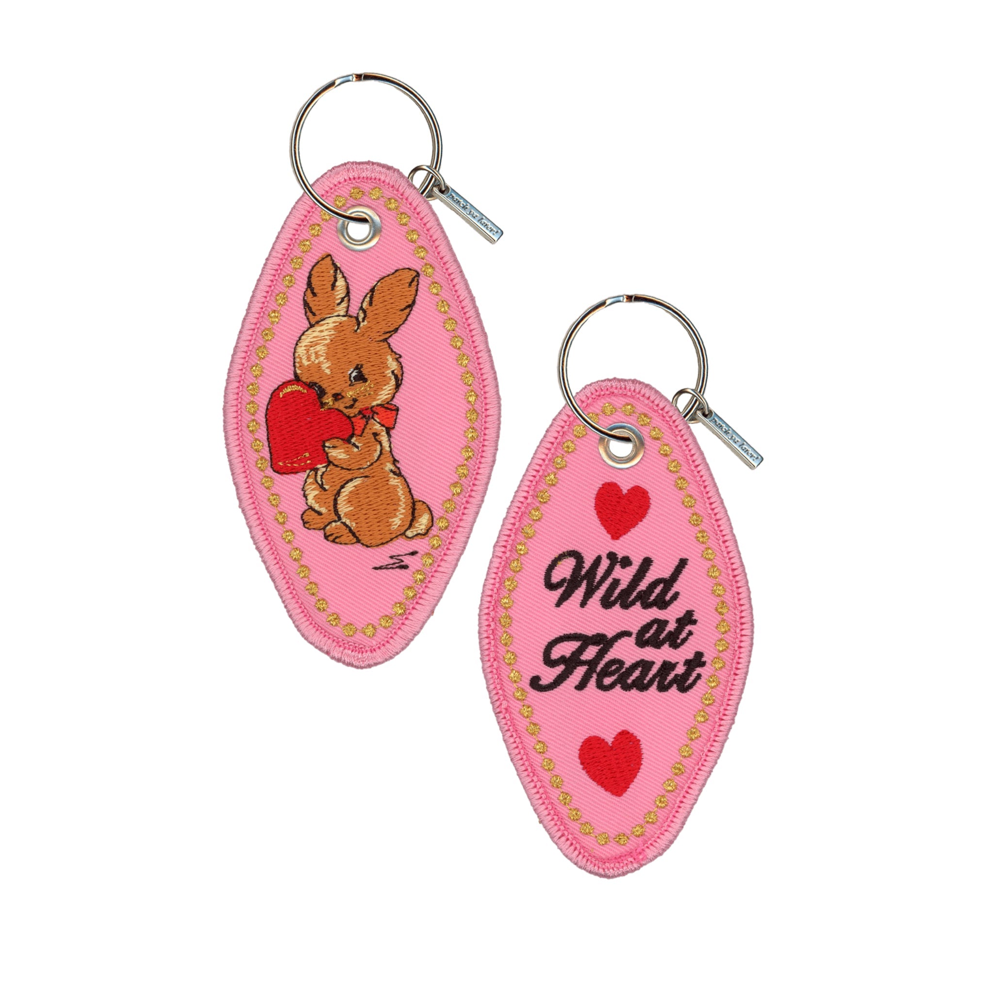 Wild at Heart Keychain - bubblegum market