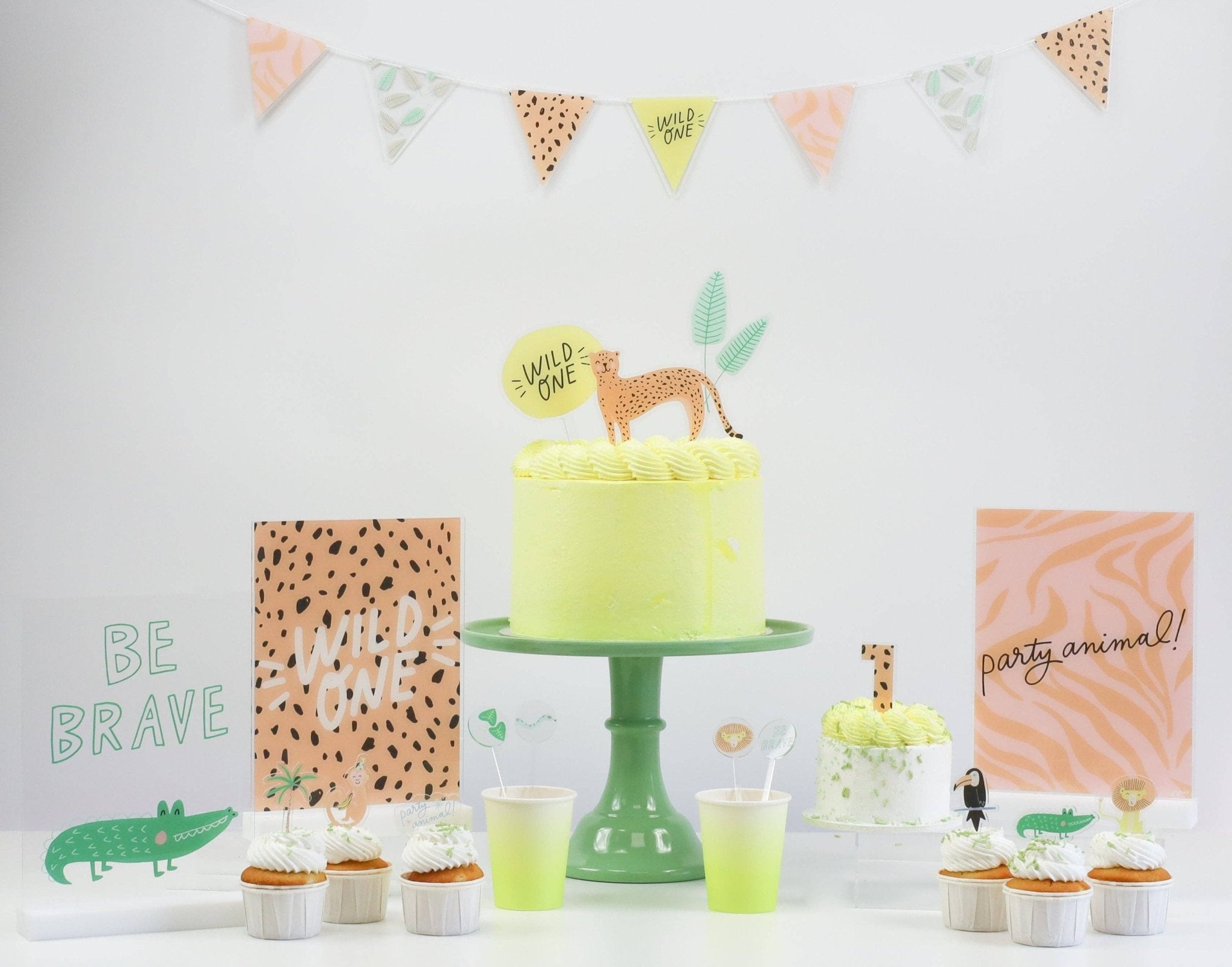 WILD ONE Acrylic Cake Toppers - bubblegum market