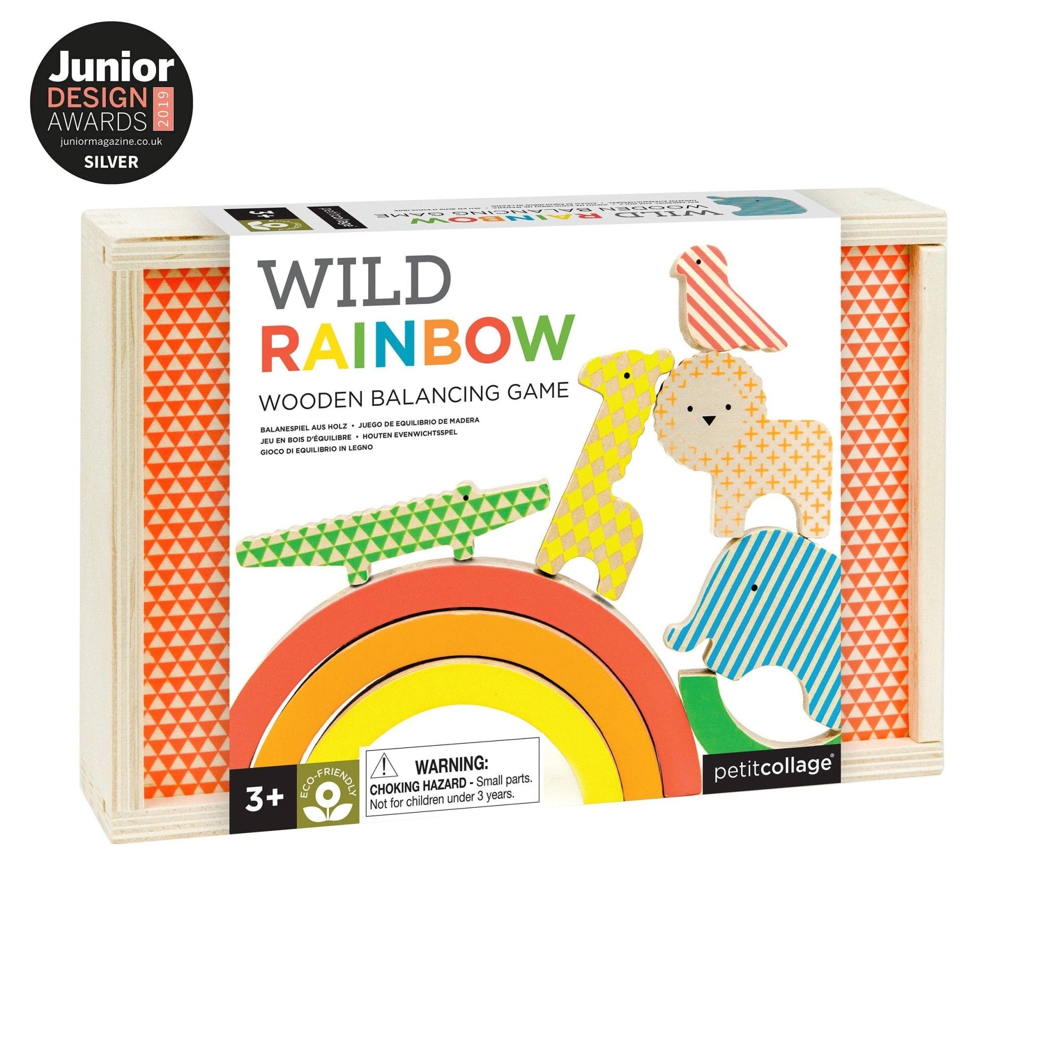 Wild Rainbow Wooden Balancing Game - bubblegum market