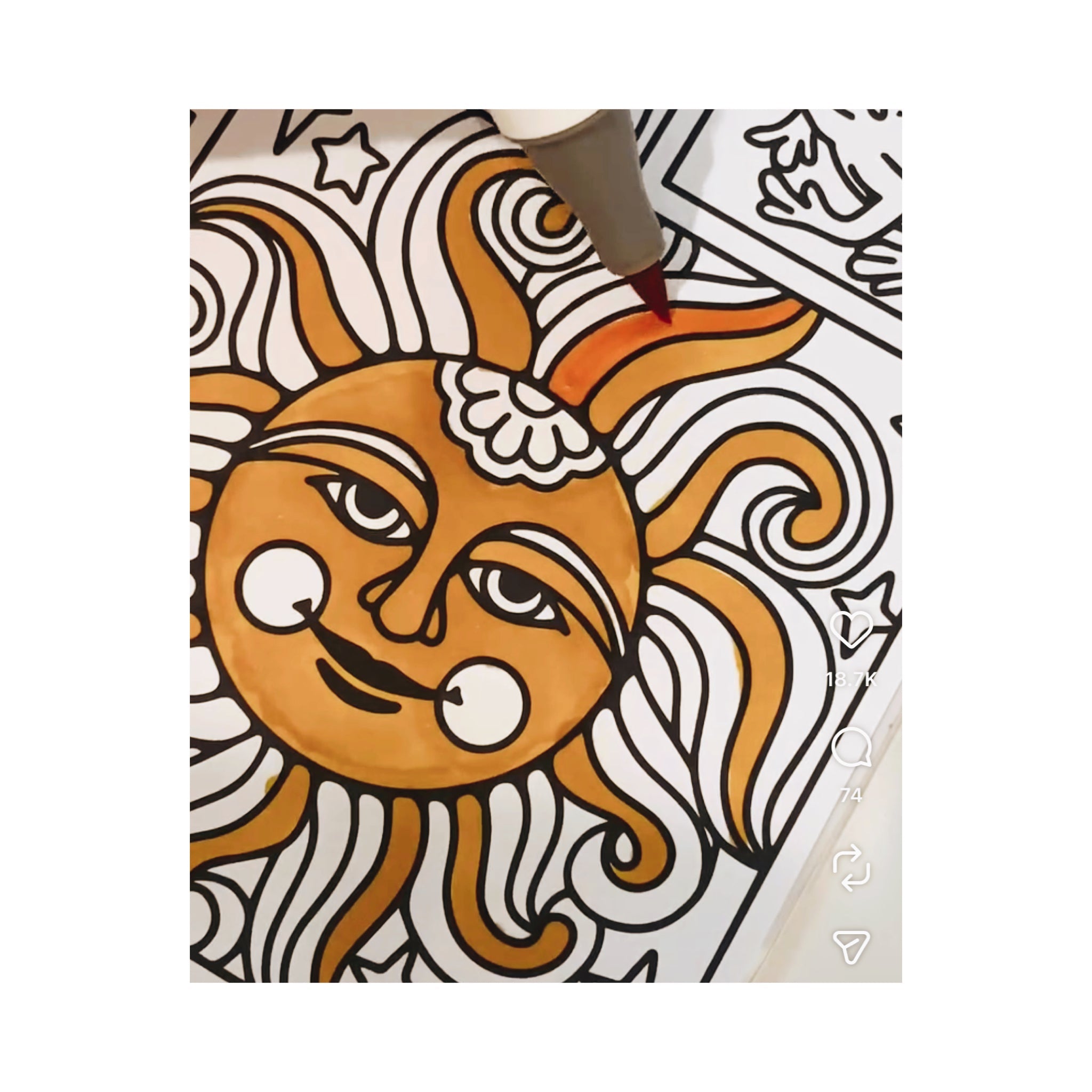 Wild Spirit: A Retro Coloring Book For Peace & Love - bubblegum market