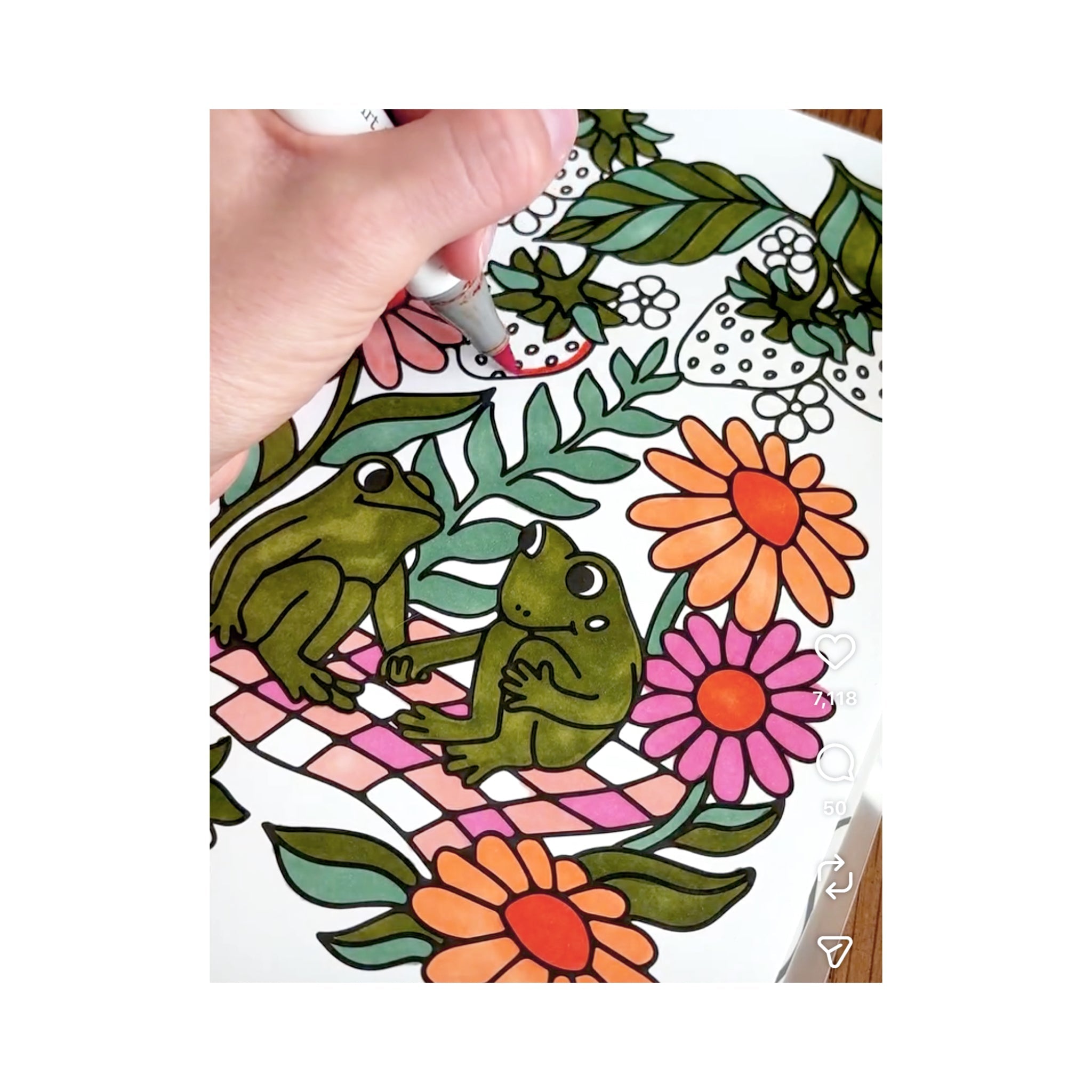 Wild Spirit: A Retro Coloring Book For Peace & Love - bubblegum market