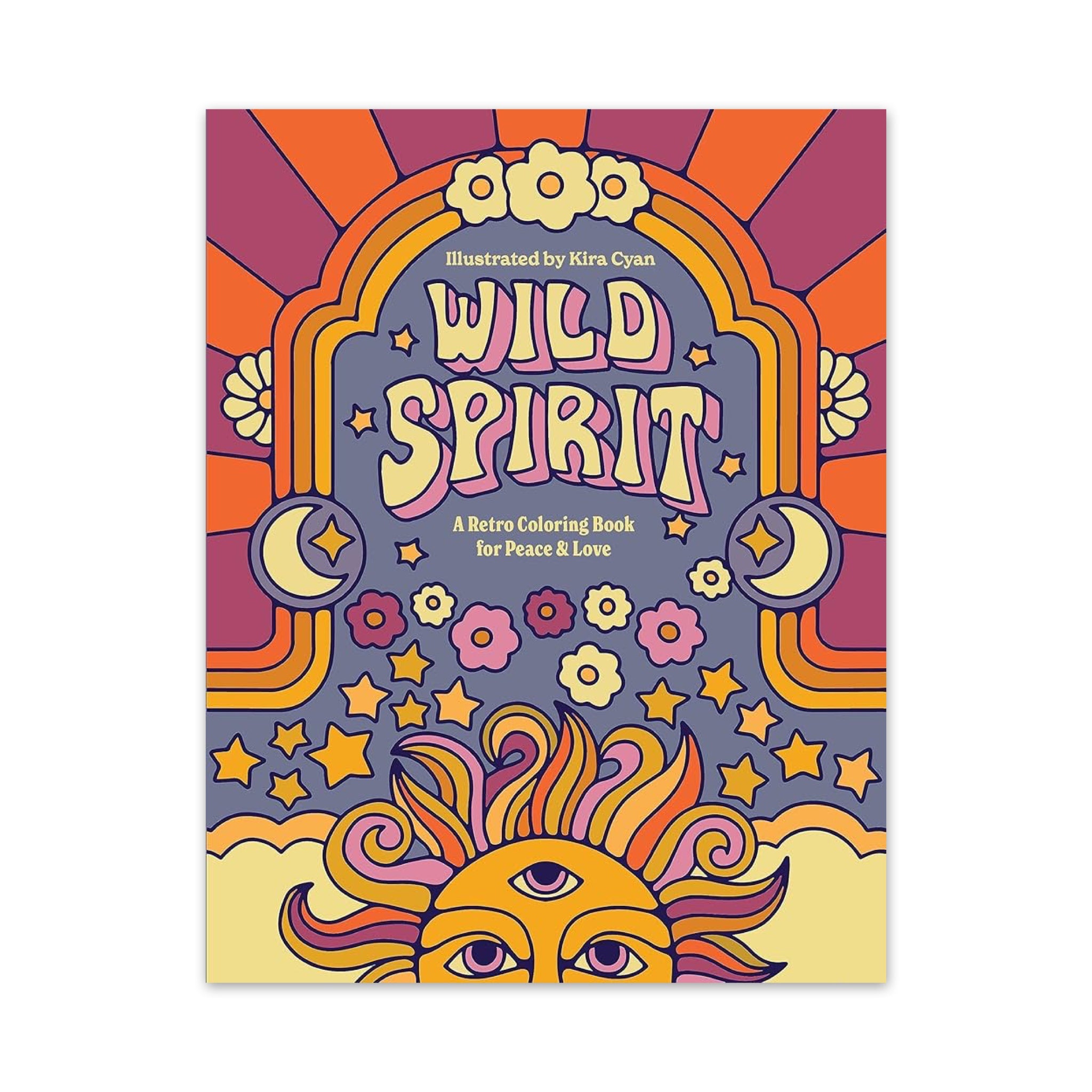 Wild Spirit: A Retro Coloring Book For Peace & Love - bubblegum market