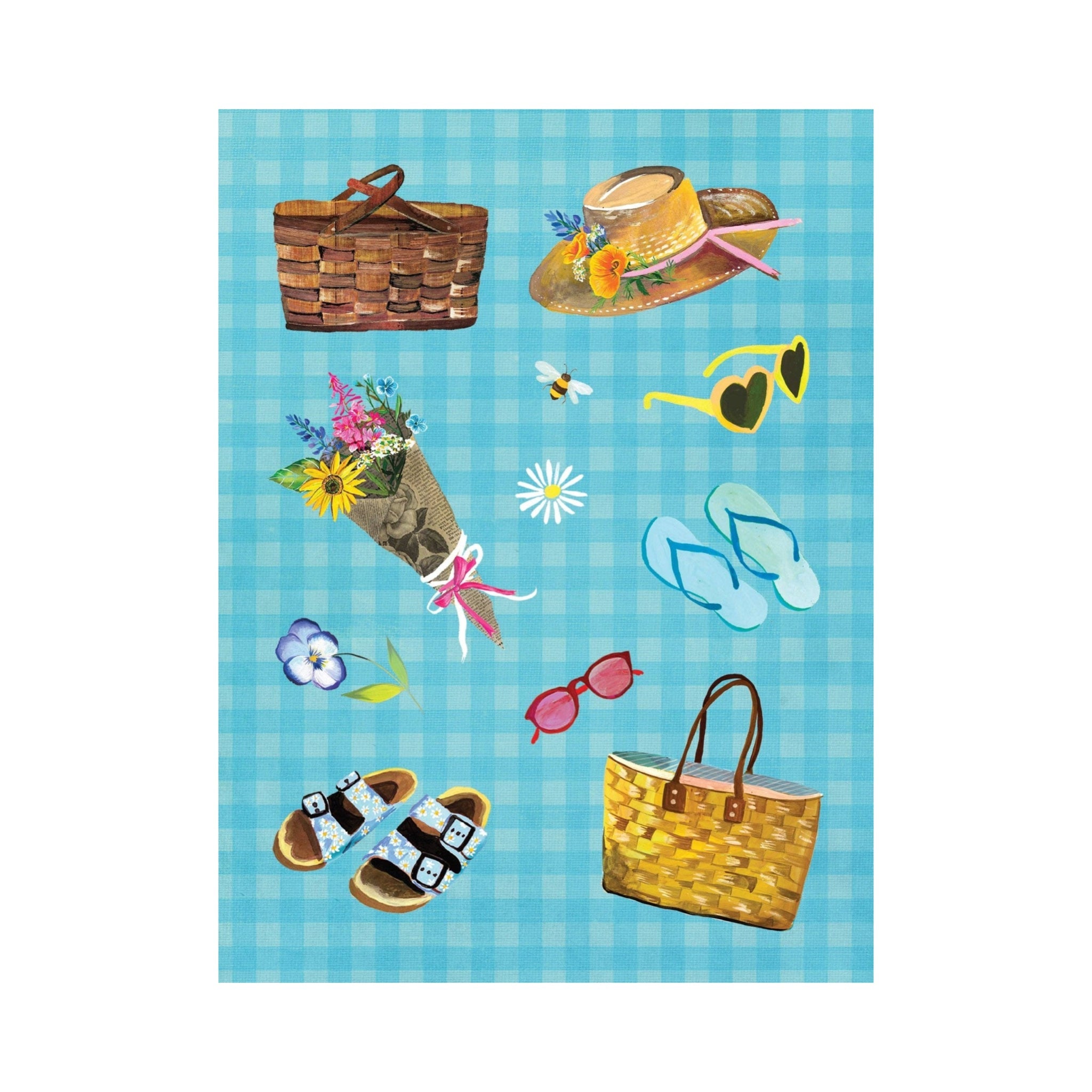 Wildflower Picnic Sticker Book - bubblegum market