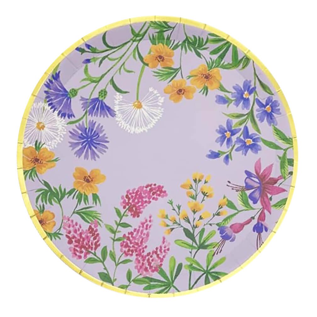 Wildflowers Large Plates 9.25" - bubblegum market