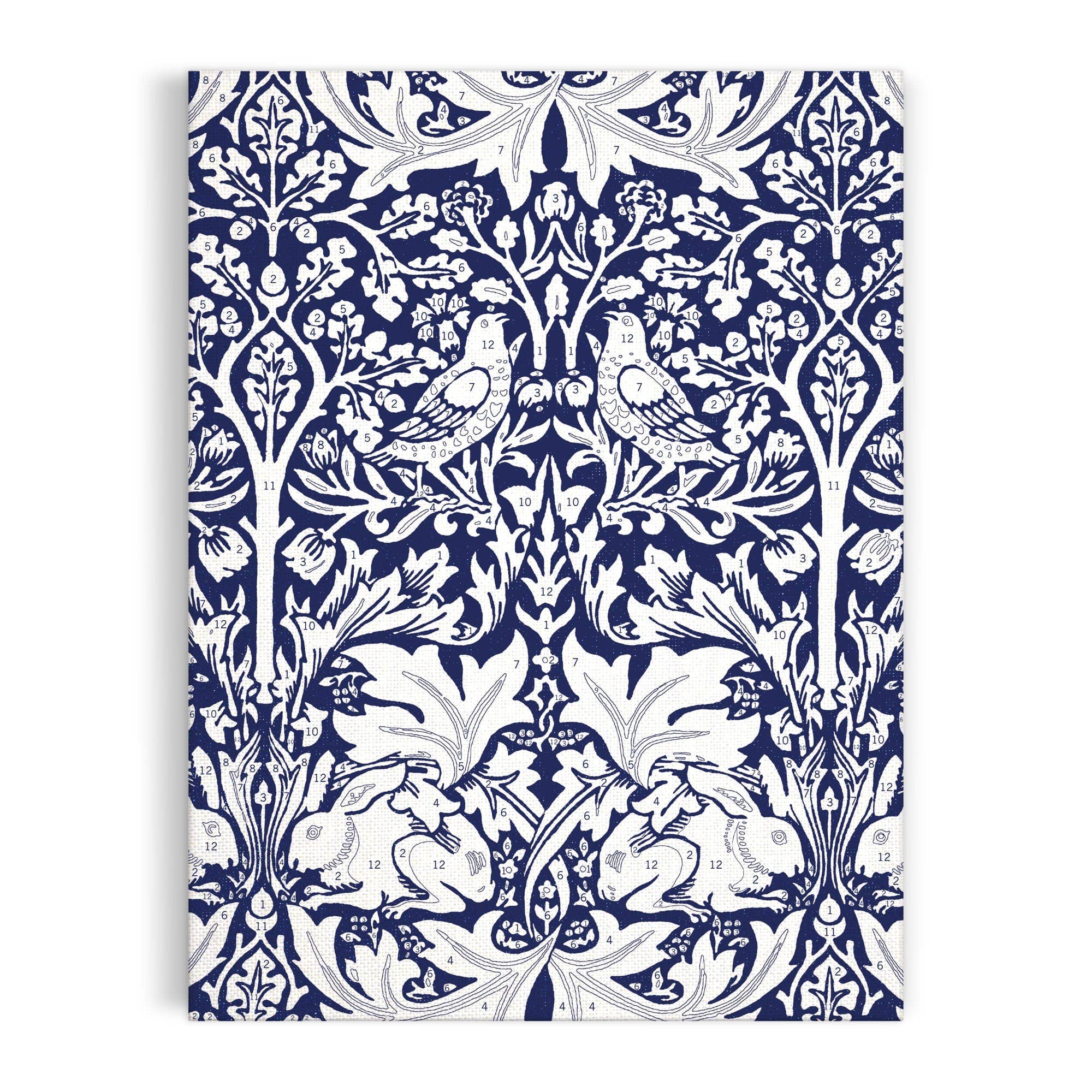 William Morris Brother Rabbit Paint by Number Kit - bubblegum market