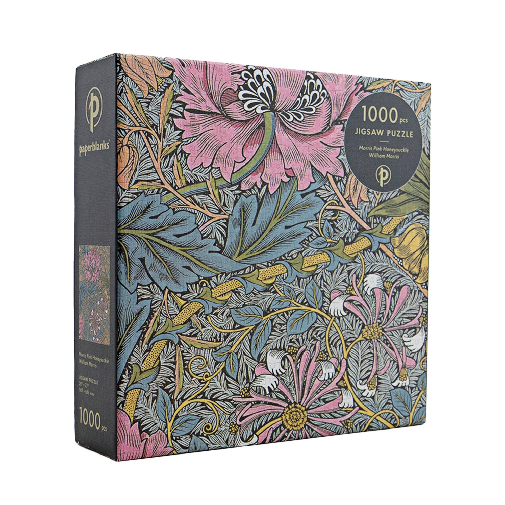 William Morris Pink Honeysuckle 1000 Piece Puzzle - bubblegum market