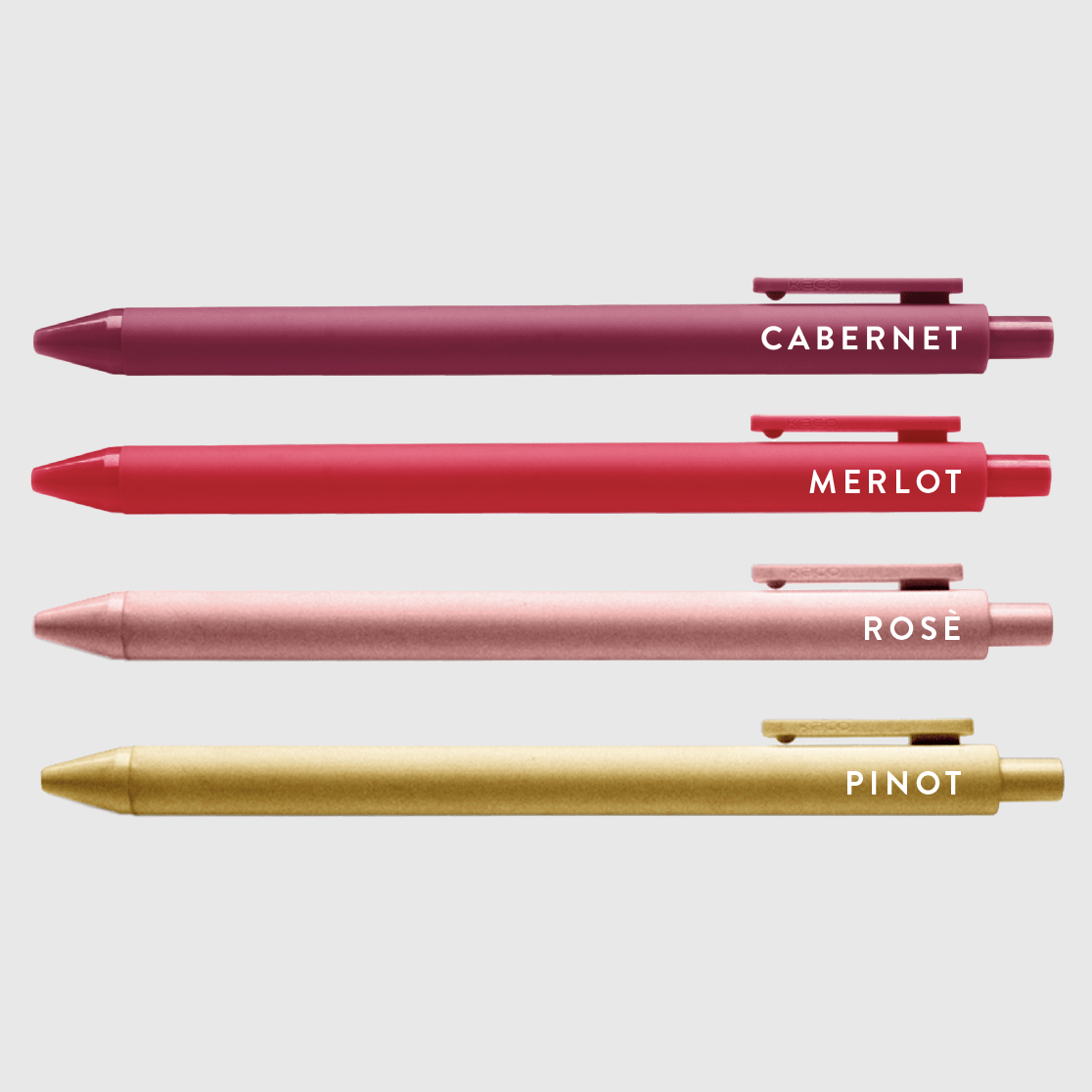 Wine Lovers Pen Set - bubblegum market