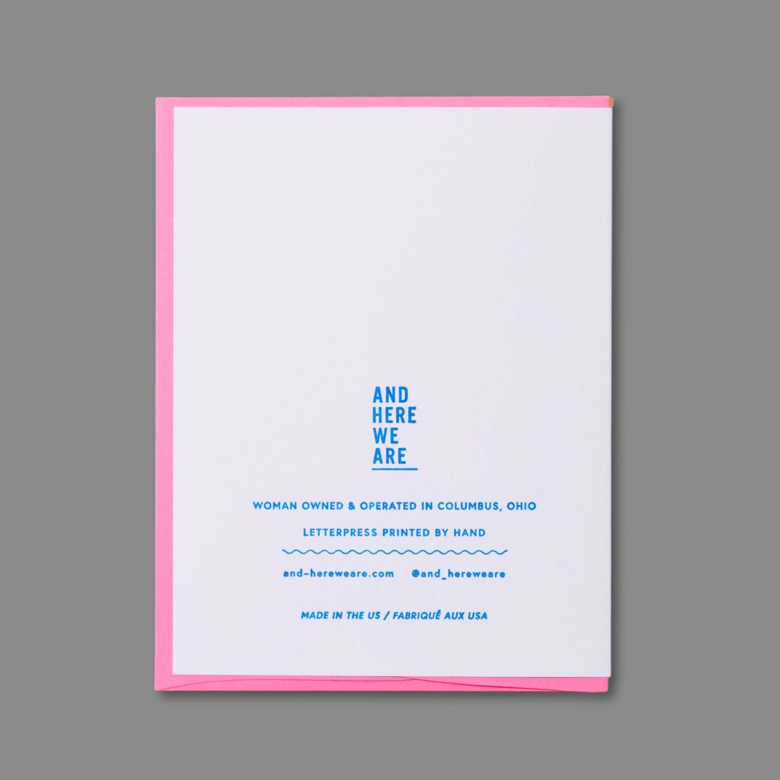 Woke Birthday Letterpress Greeting Card - bubblegum market