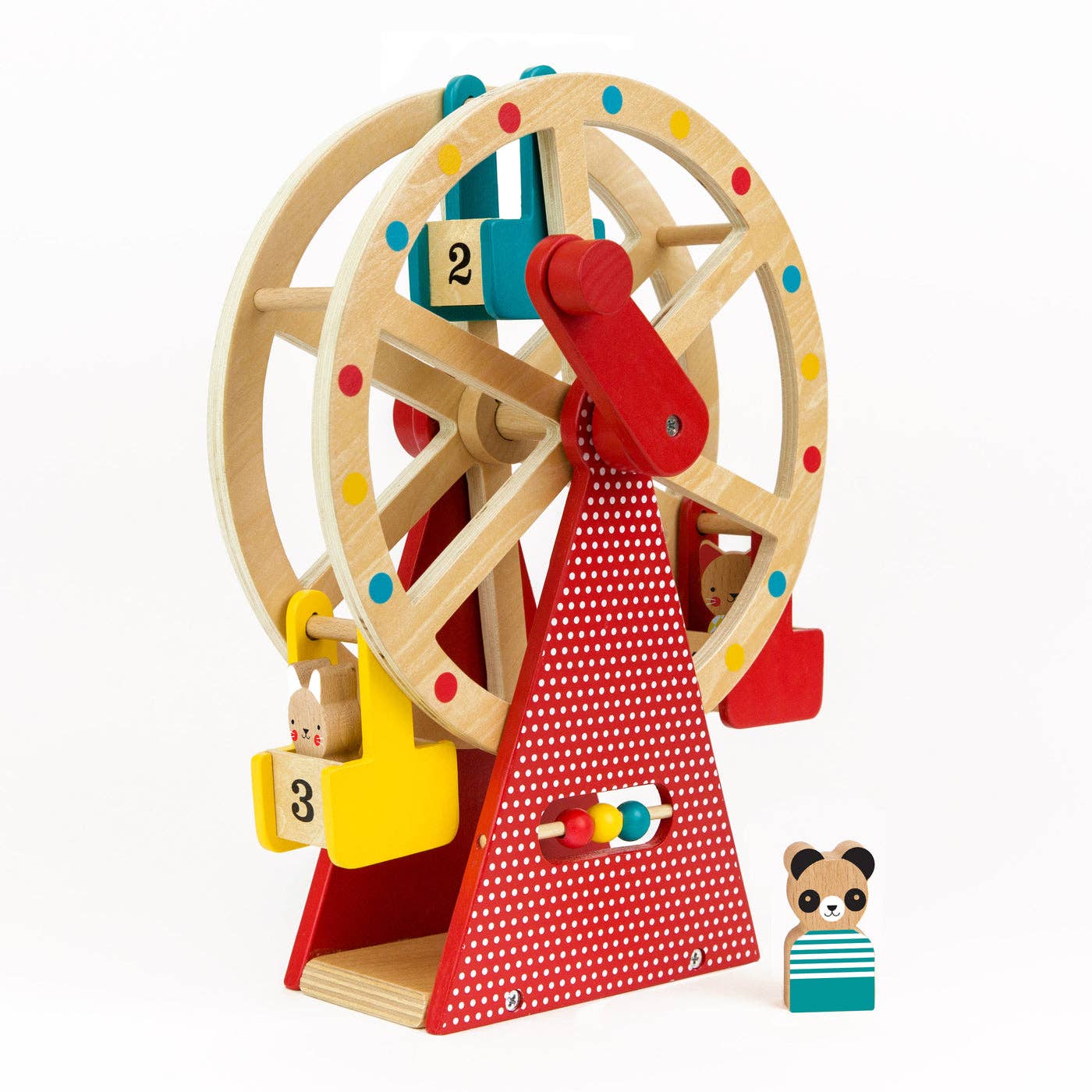 Wooden Ferris Wheel Carnival Play Set - bubblegum market