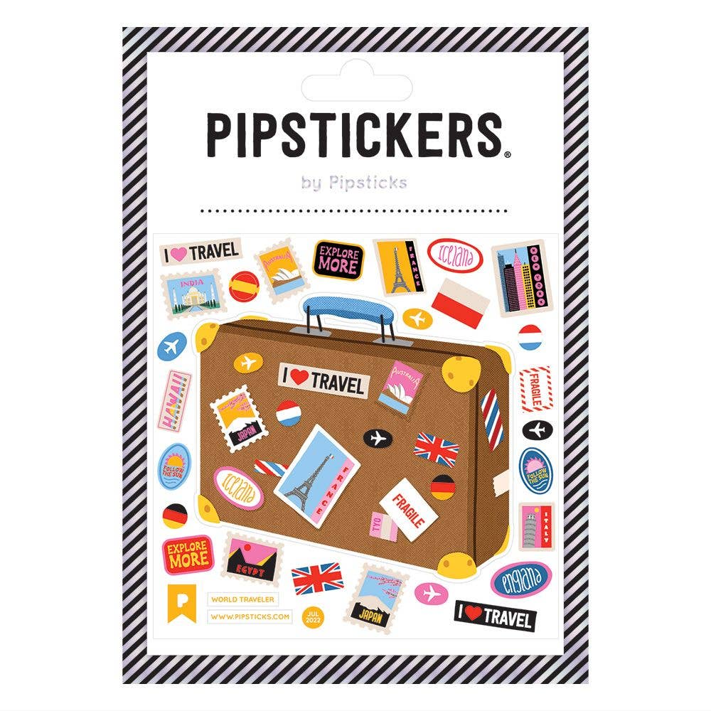 World Traveler Stickers - bubblegum market