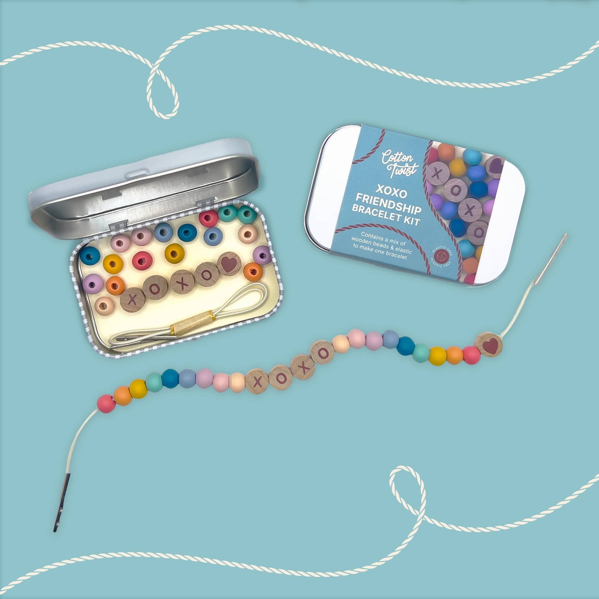 XOXO Friendship Bracelet Gift Kit - bubblegum market