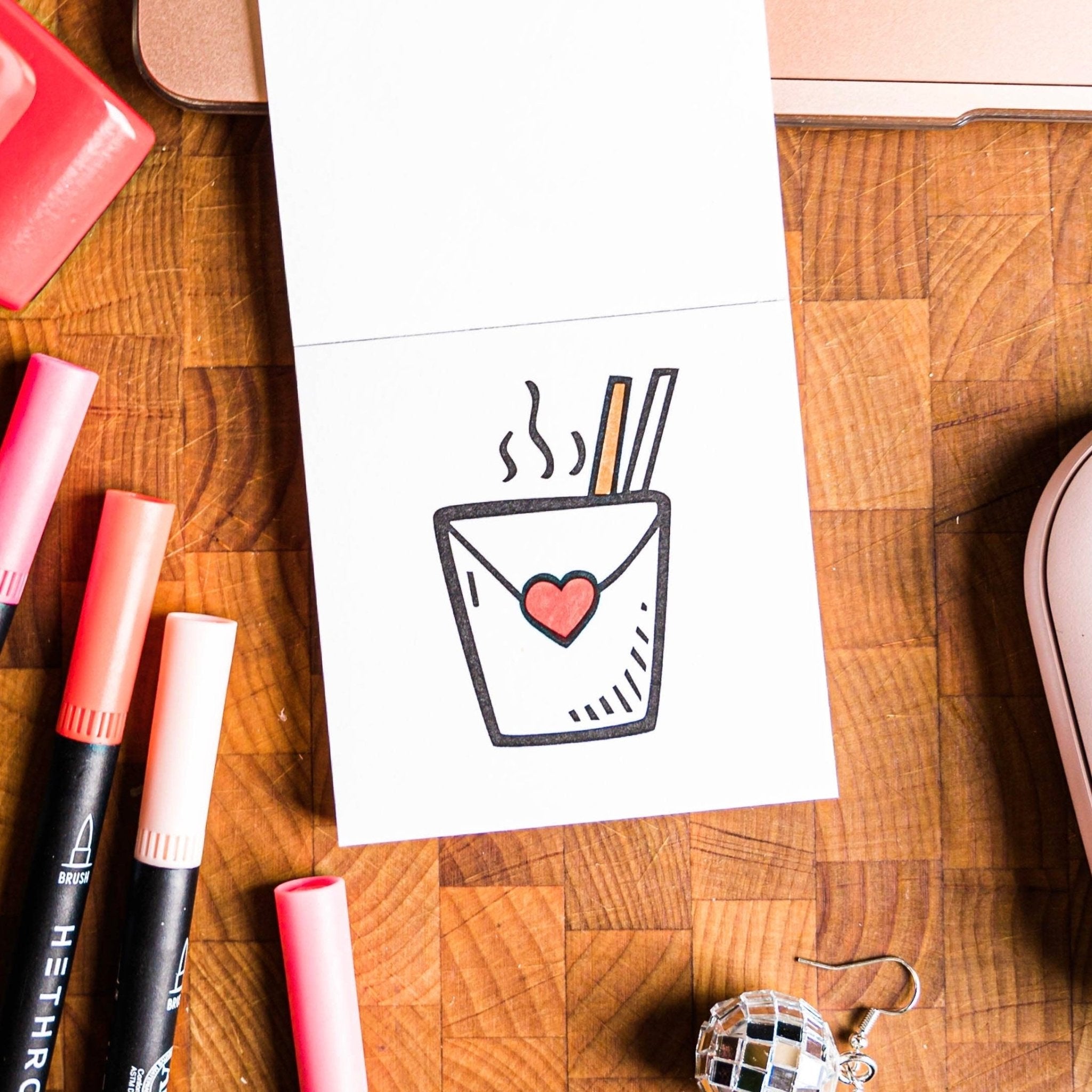 XOXO Mini Valentine Coloring Pad - bubblegum market