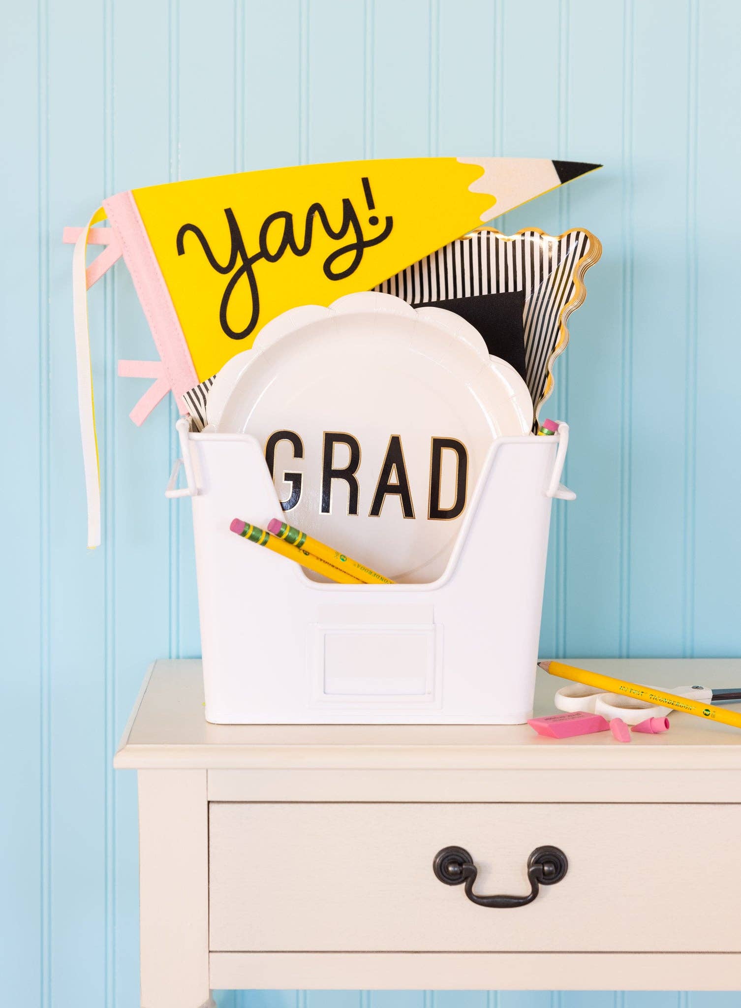 Yay! Felt Pencil Pennant - bubblegum market
