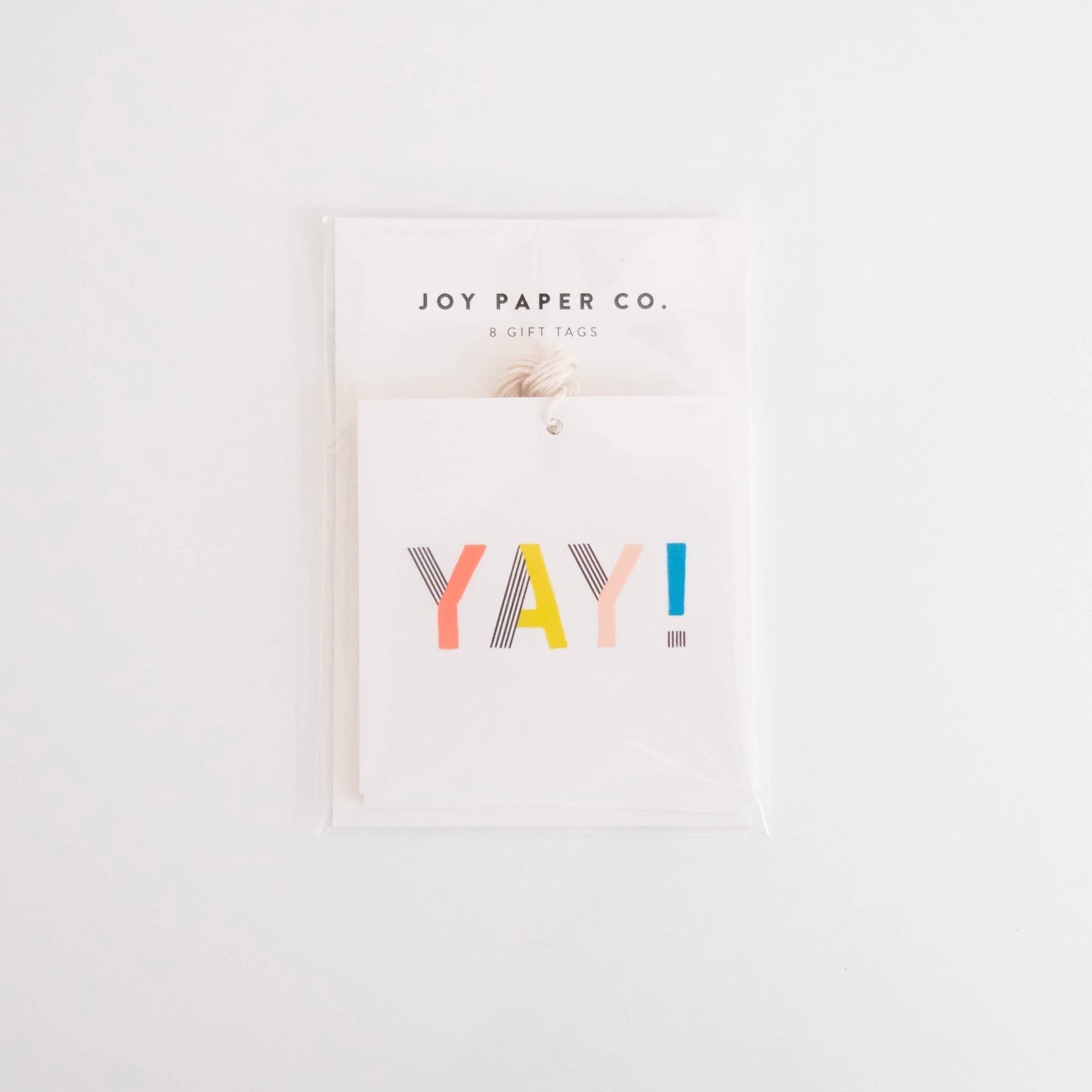 YAY Gift Tags (Set of 8) - bubblegum market