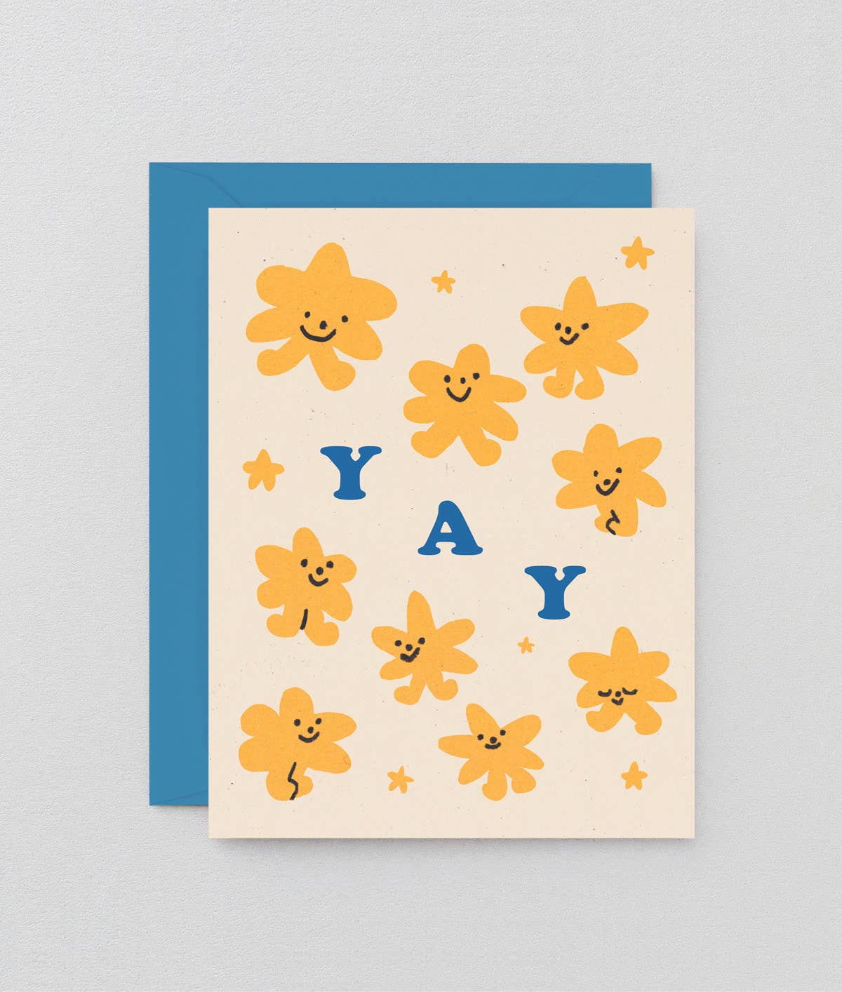 'Yay Stars' Kids Birthday Greeting Card - bubblegum market