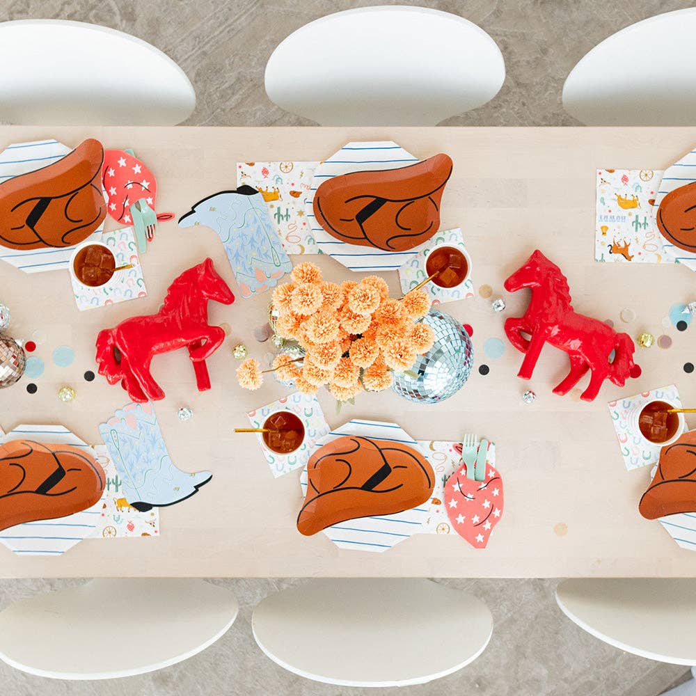 Yeehaw Petite Napkins - bubblegum market