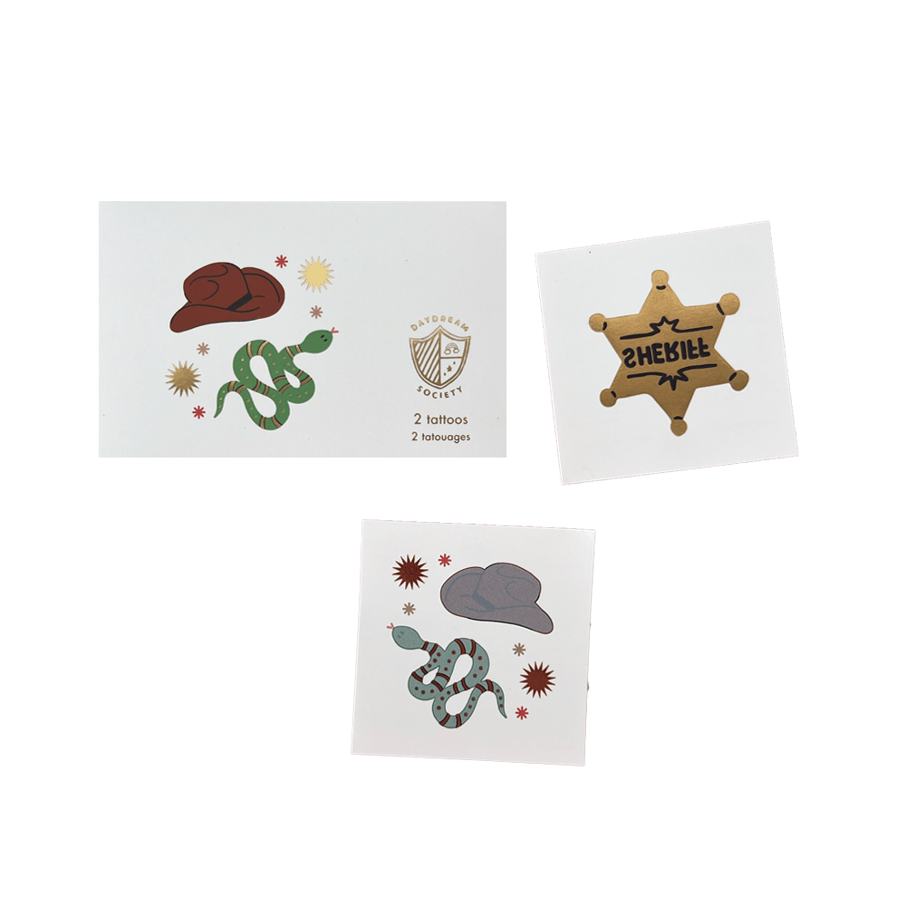 Yeehaw Temporary Tattoos - bubblegum market