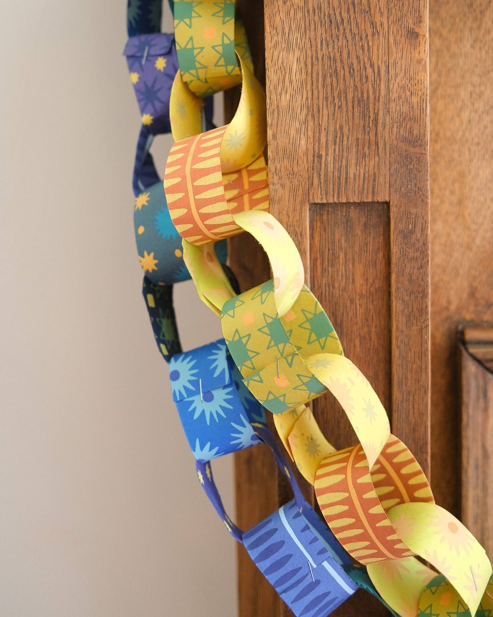 Yellow & Green Paper Chain Kit - bubblegum market