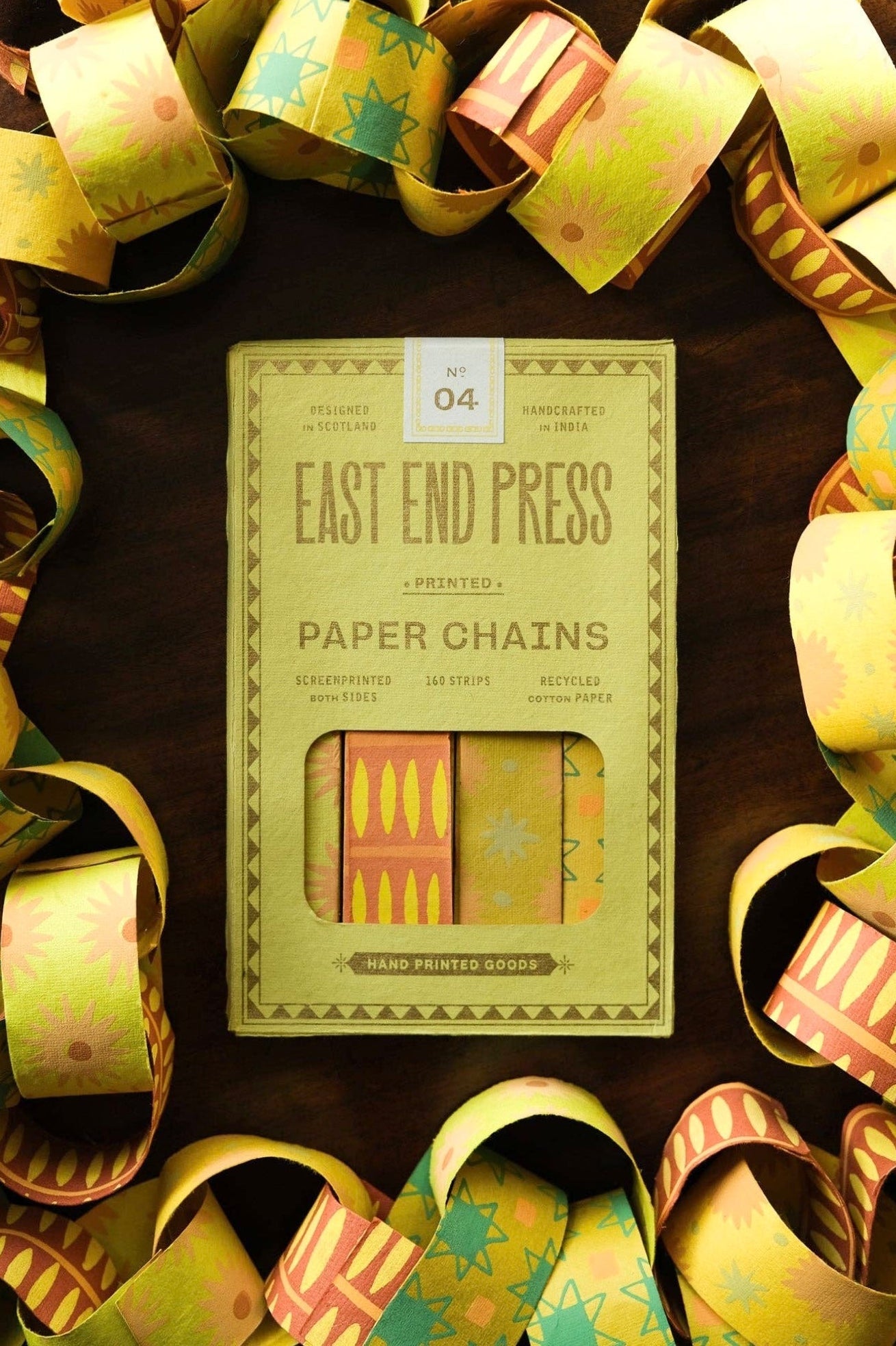 Yellow & Green Paper Chain Kit - bubblegum market
