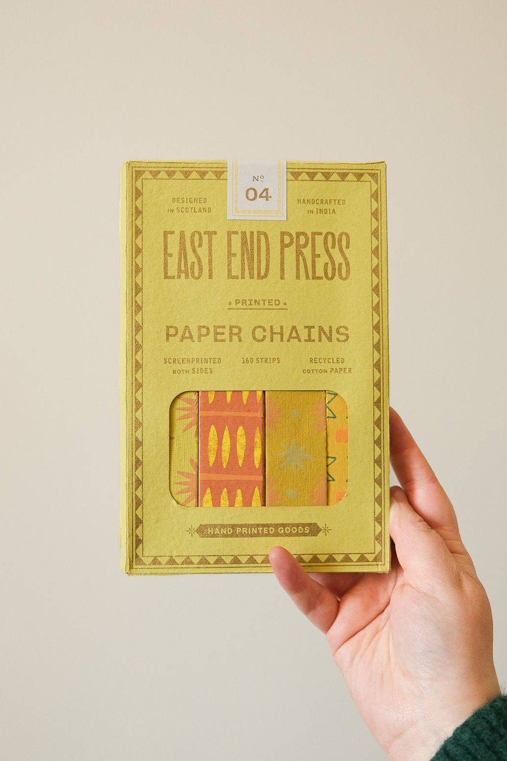 Yellow & Green Paper Chain Kit - bubblegum market