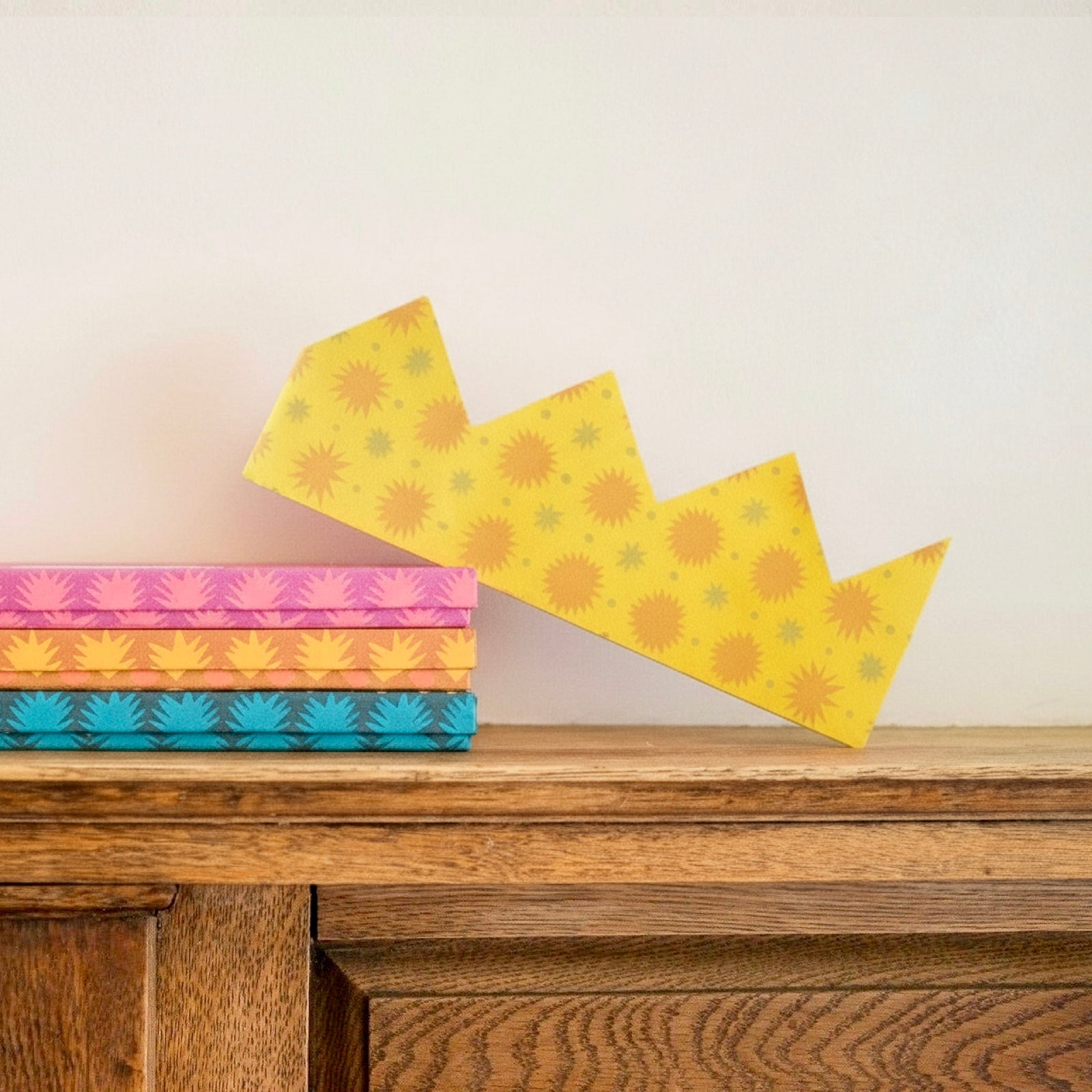 Yellow & Orange Paper Crowns - bubblegum market