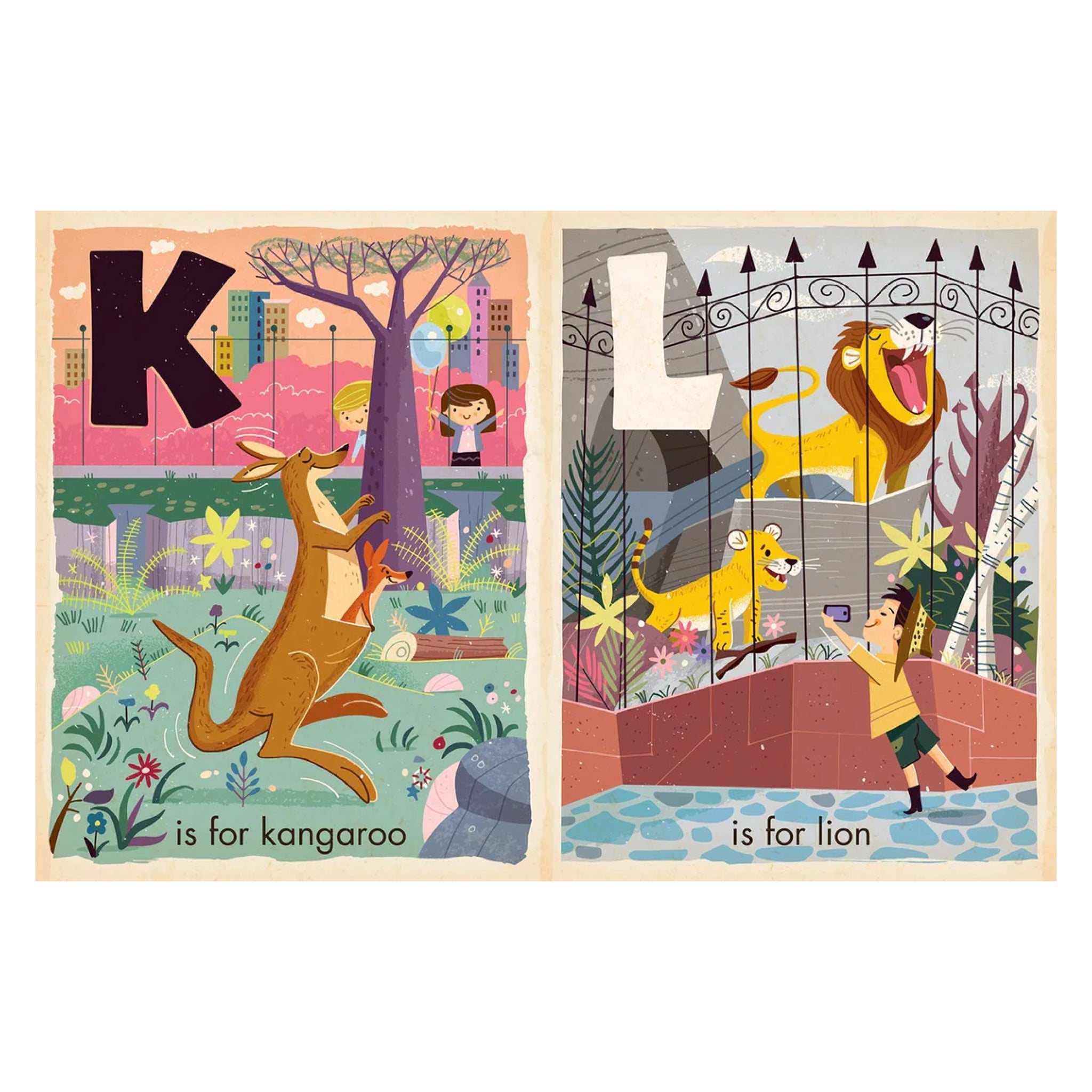 Z is for Zoo: Alphabet Board Book - bubblegum market