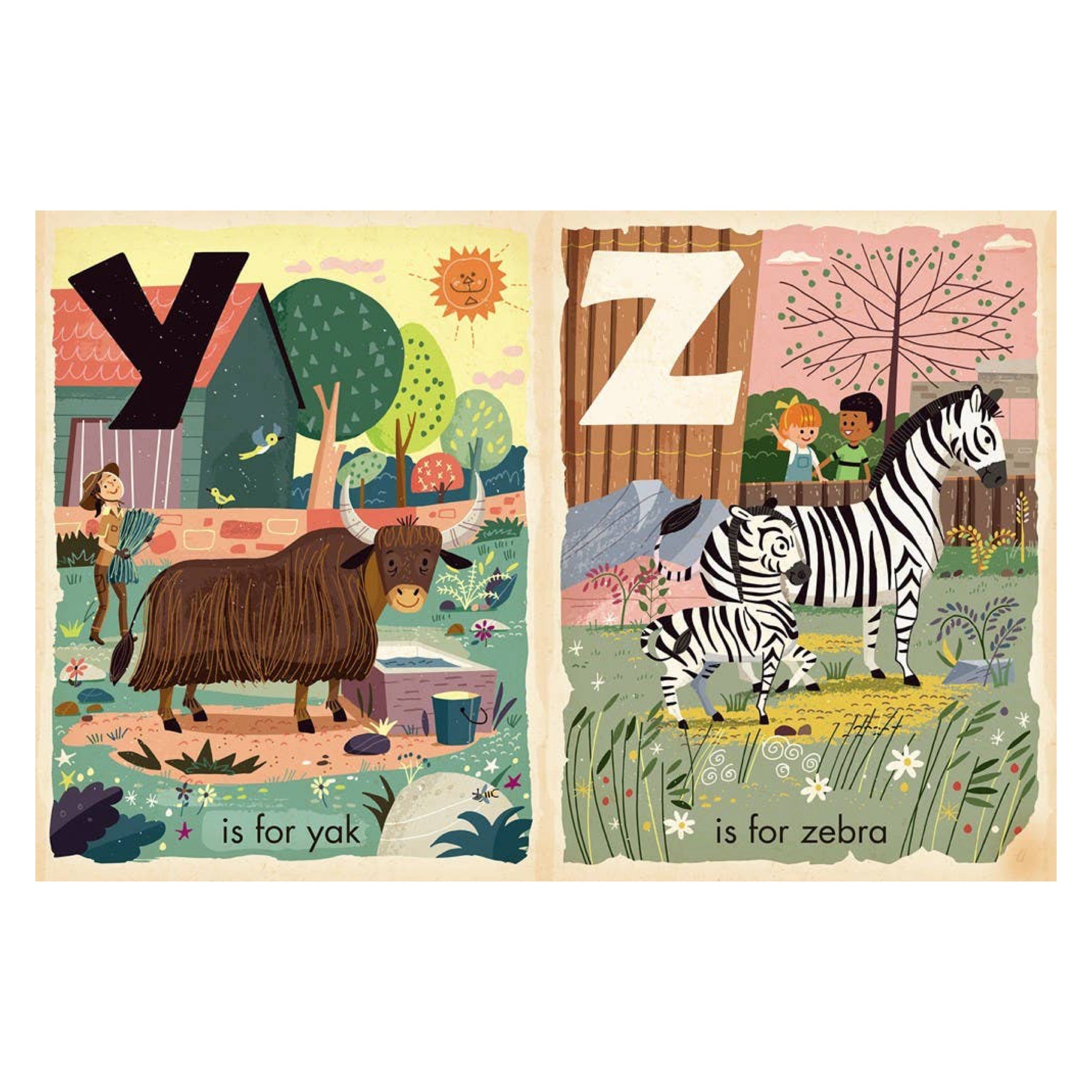 Z is for Zoo: Alphabet Board Book - bubblegum market