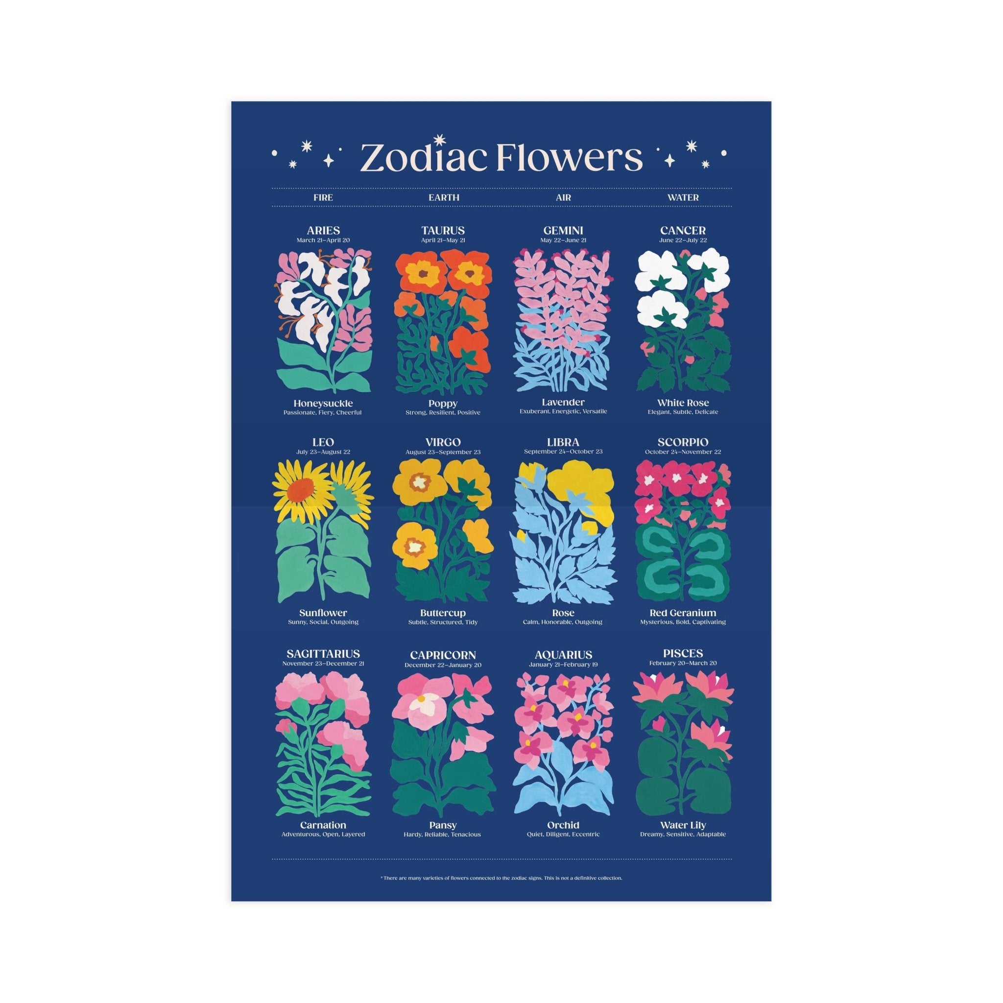 Zodiac Flowers 1000 - Piece Puzzle - bubblegum market