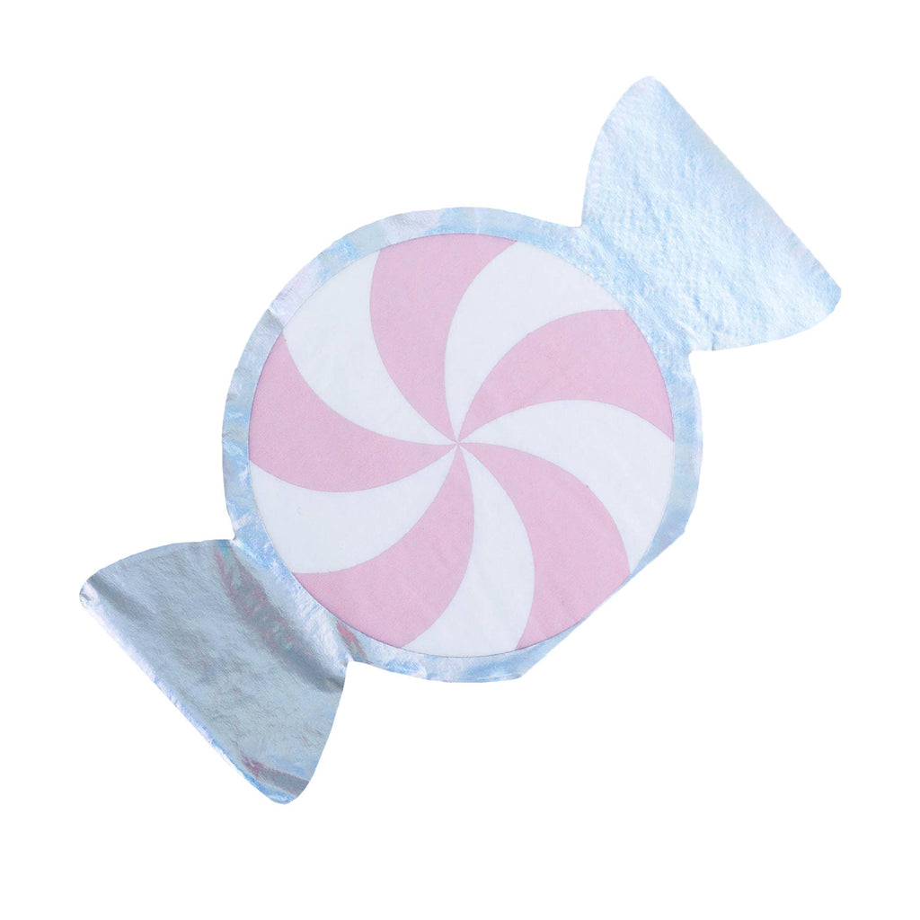 Pink Peppermint Candy Guest Napkins