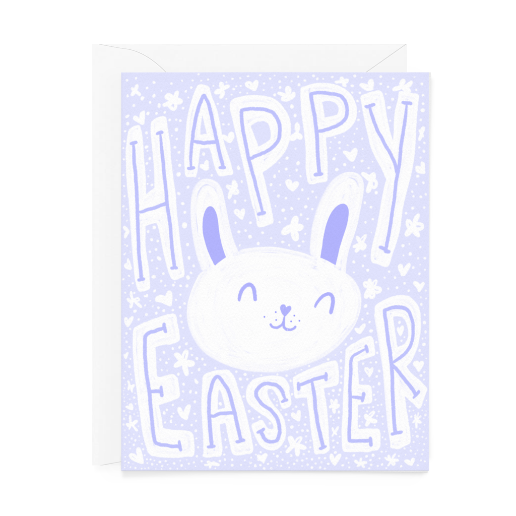 Kids Happy Easter Bunny Greeting Card
