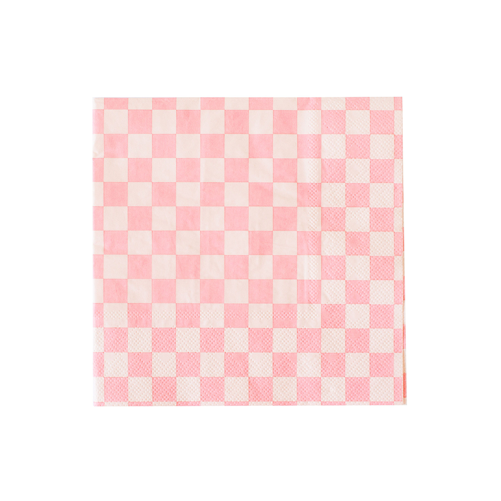 Check It! Tickle Me Pink Cocktail Napkins