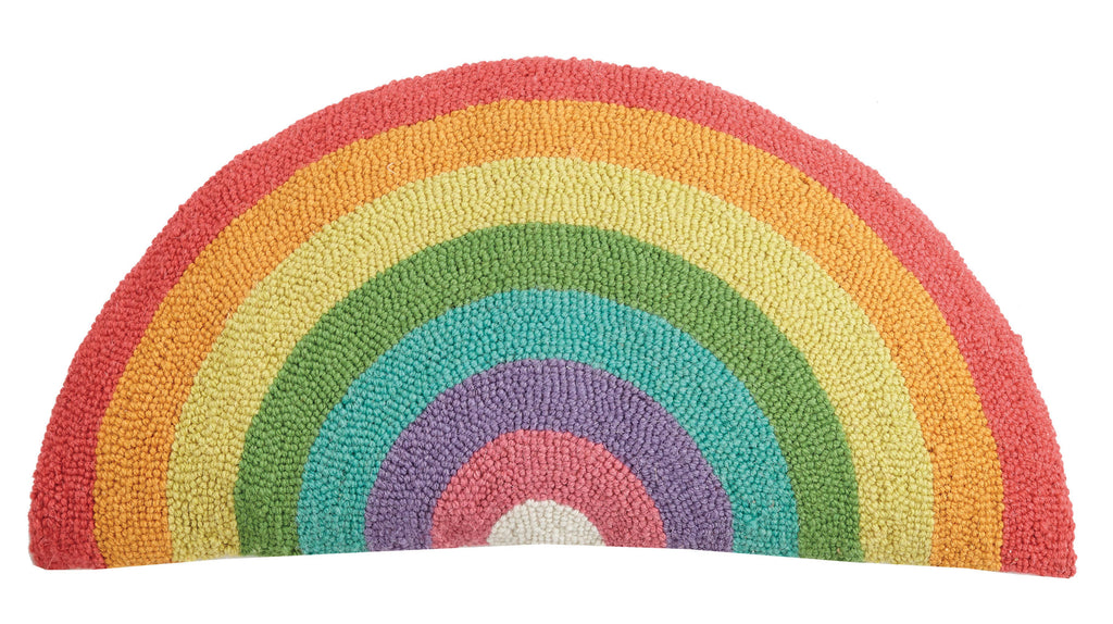 Large Rainbow Hook Pillow