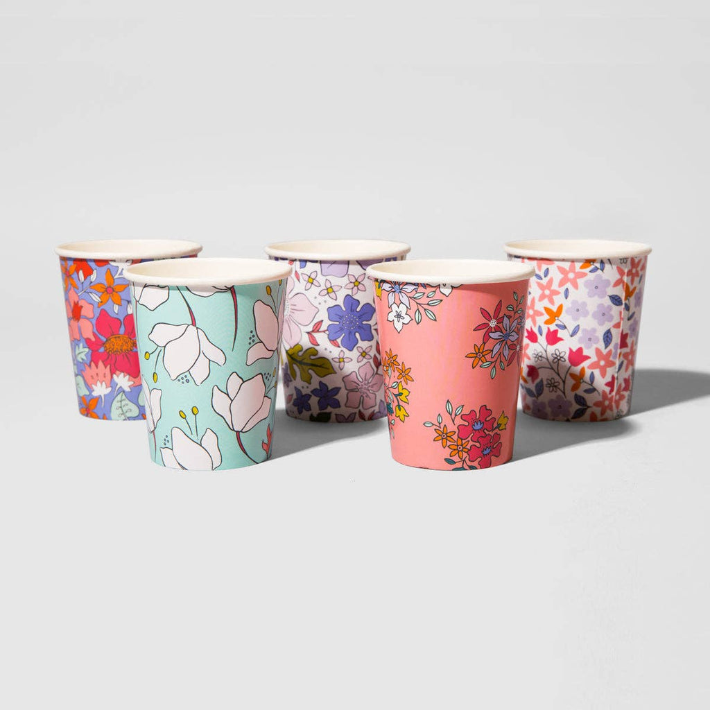 In Full Bloom Paper Party Cups