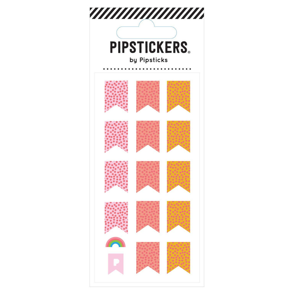 Polka Dot Flags Stickers