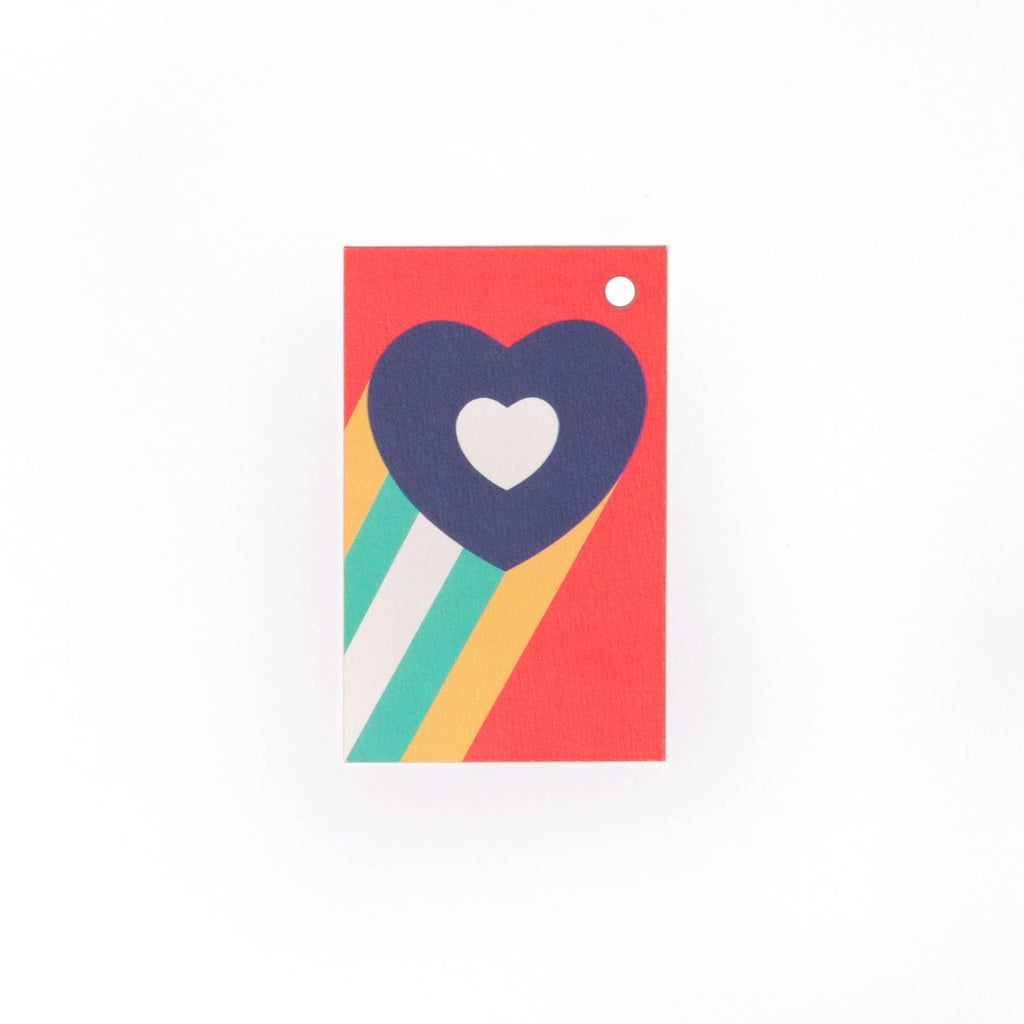 Red Heart Gift Tag