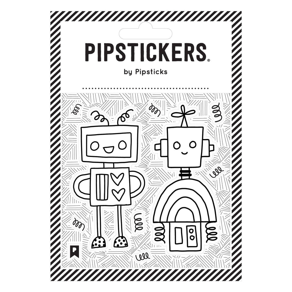 Color-in Robots Stickers