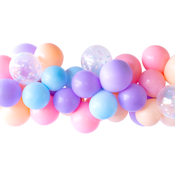 Butterfly-Colored Balloon Garland