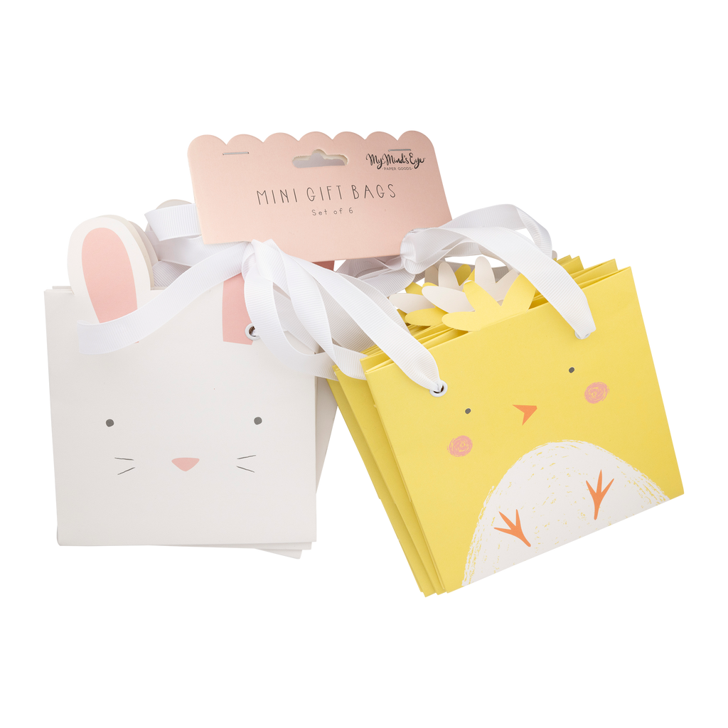 Bunny & Chick Easter Gift Bags (6ct)