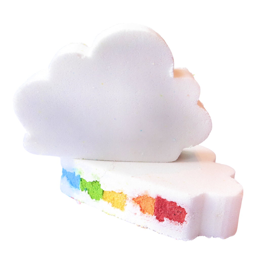 Rainbow Ravine Colour Streaming Cloud VEGAN Bath Bomb