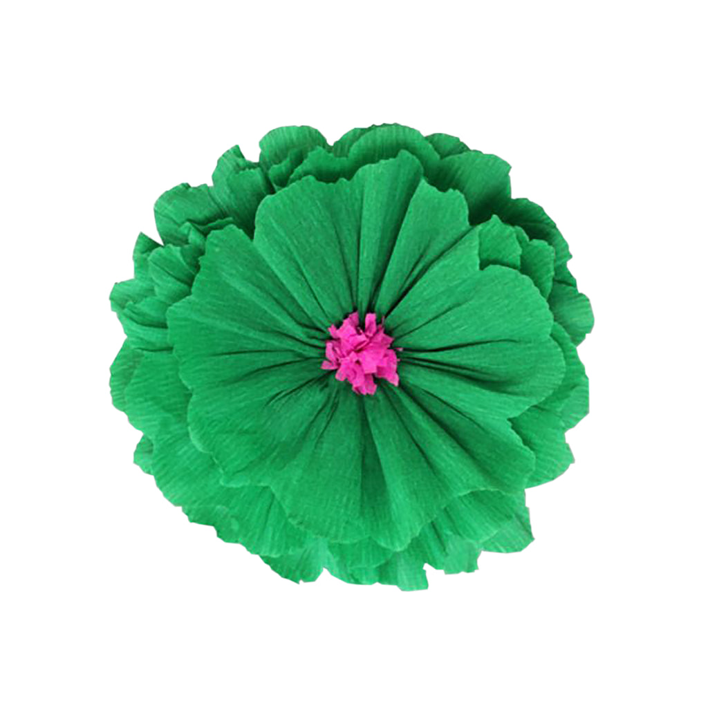 Green Tissue Paper Flower