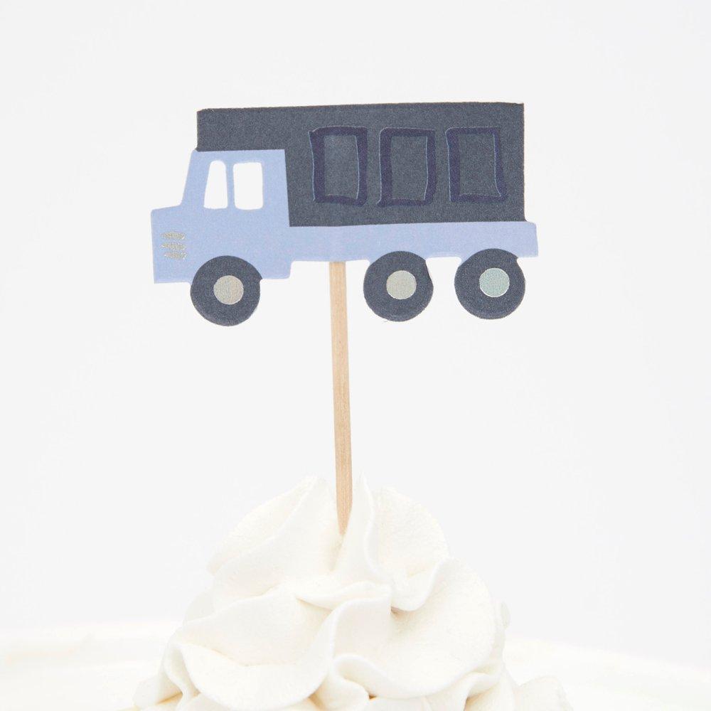 Meri-Meri-Party-Blue-Dump-Truck-Construction-Vehicle-Cupcake-Topper