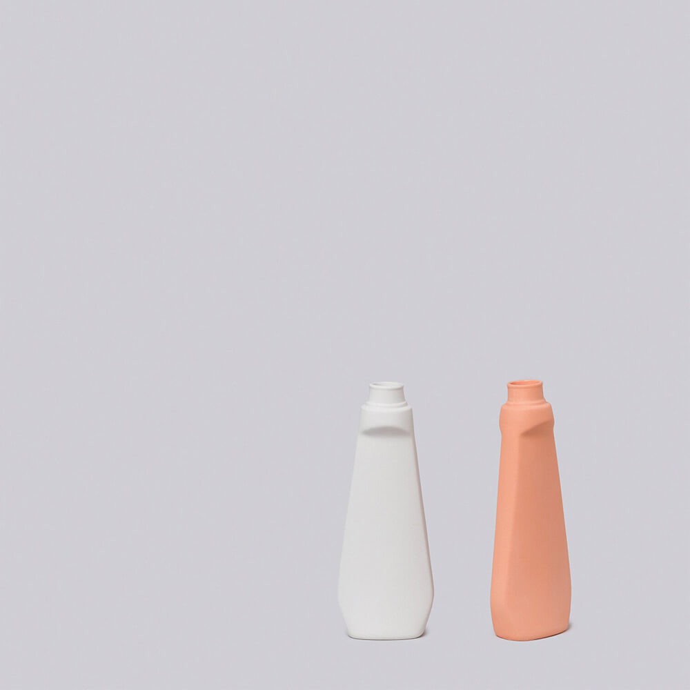 Middle-Kingdom-Ceramic-Plastic-Lotion-Bottle-Bisque-and-Orange