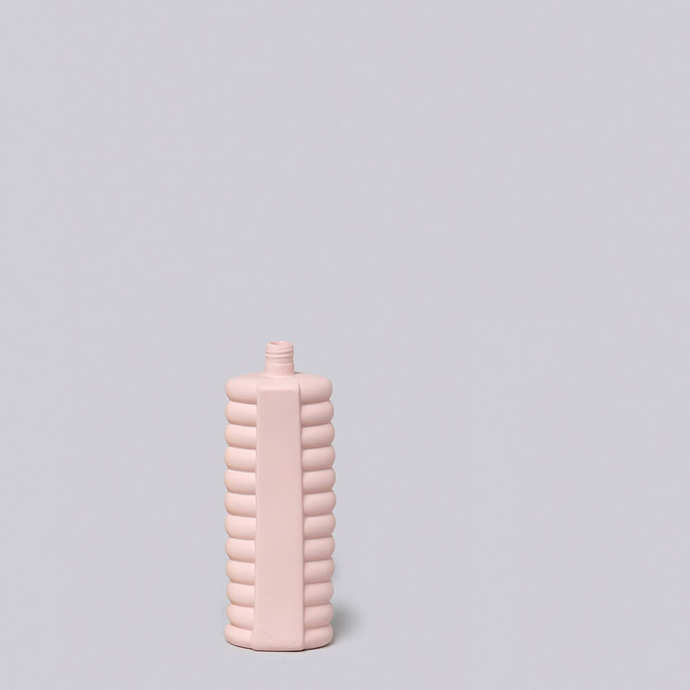 Middle-Kingdom-Dusty-Pink-Ceramic-Plastic-Bottle-Deco-Vase