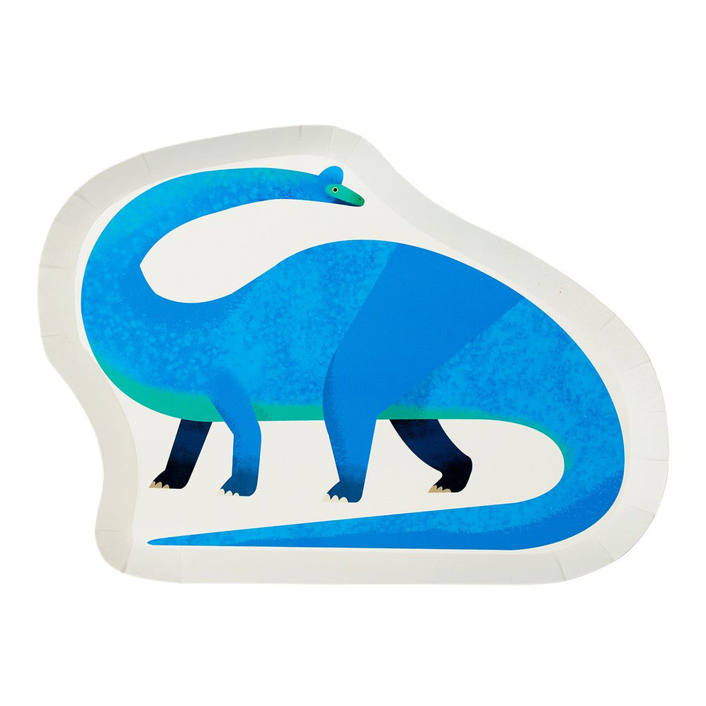 Party Dinosaur-Shaped Paper Plates