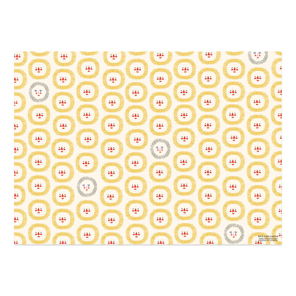 Sunshine-Smiles-Full-Sheet-Wrapping-Paper-Red-Cap-Cards