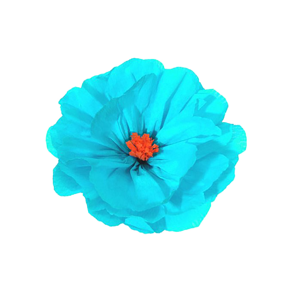 Light Blue Tissue Paper Flower
