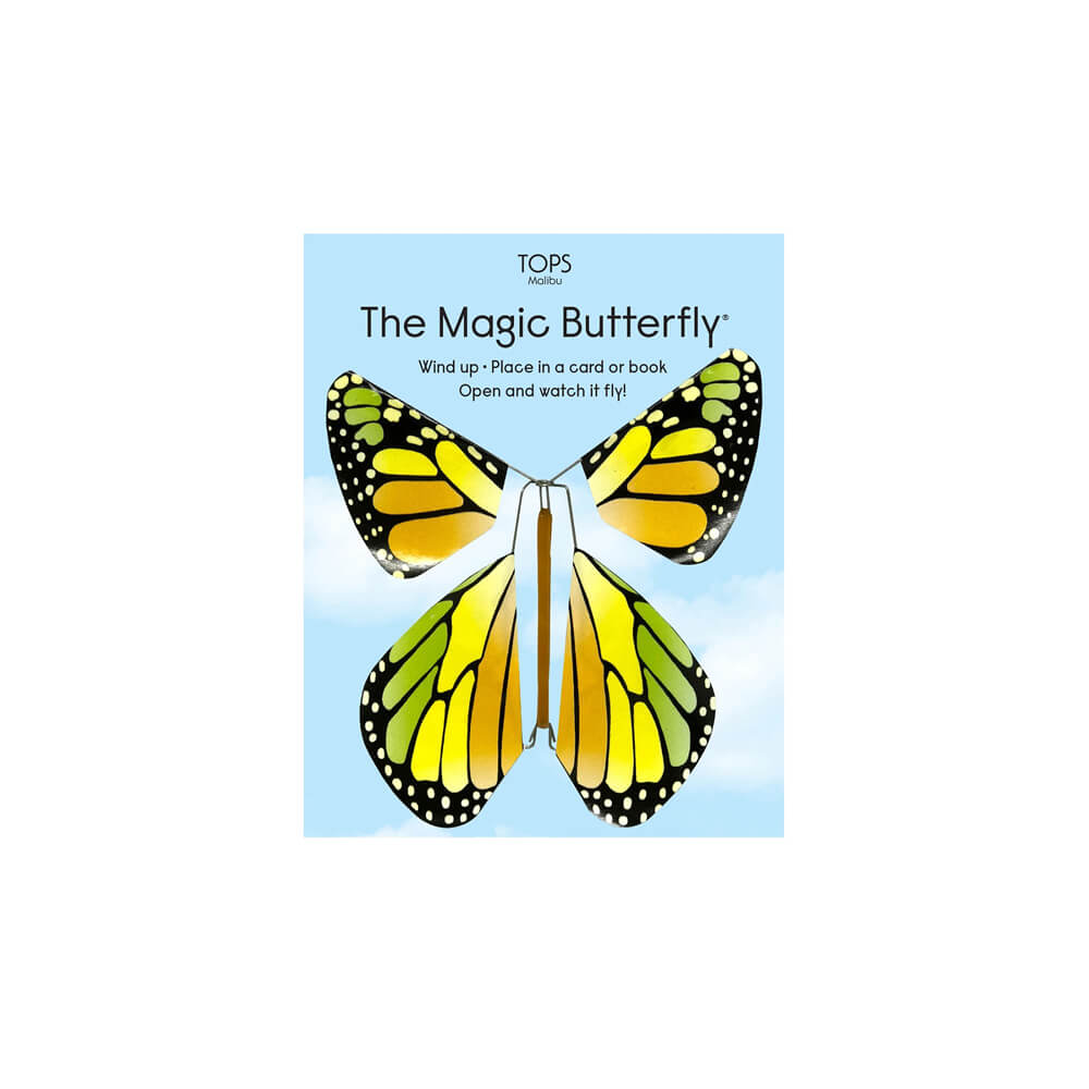 Tops-Malibu-yellow-Magic-Flying-Butterfly-easter-basket-filler-stocking-stuffer