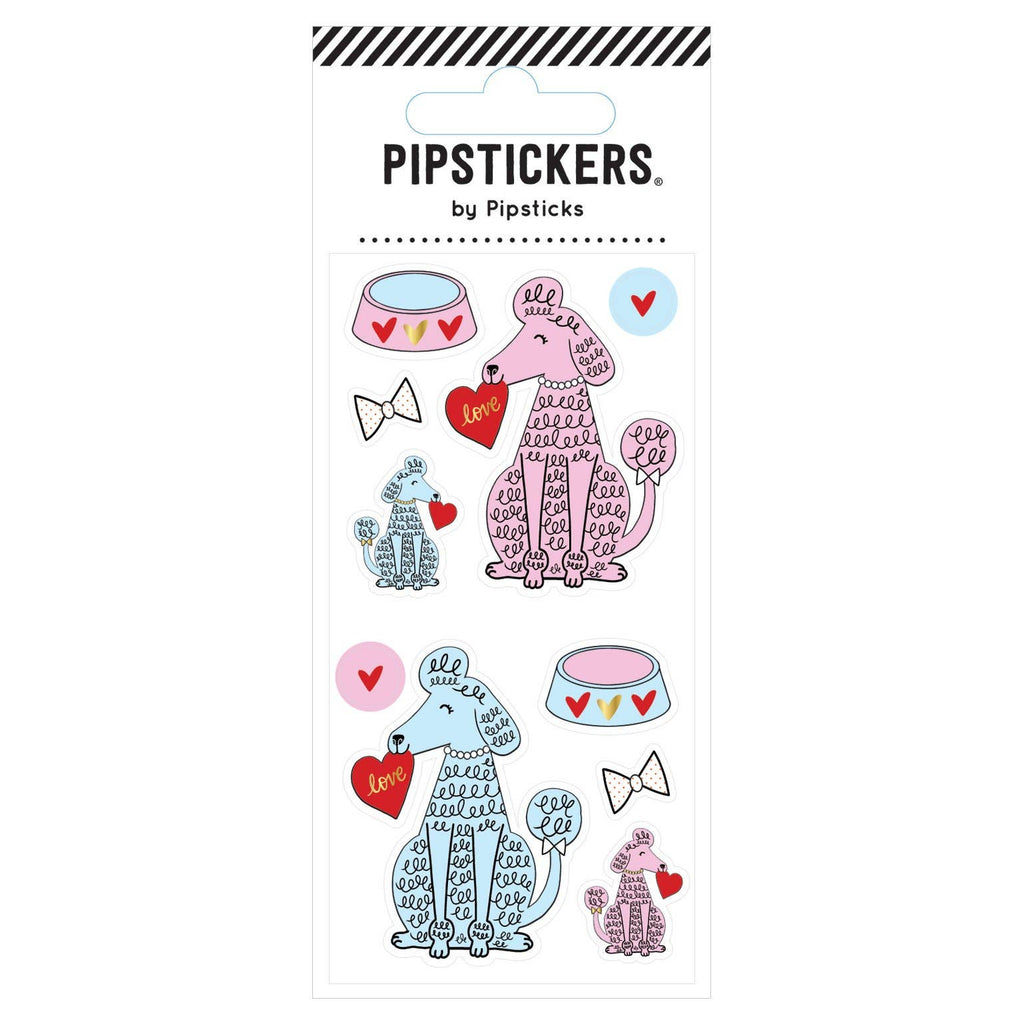 Poodle Love Stickers