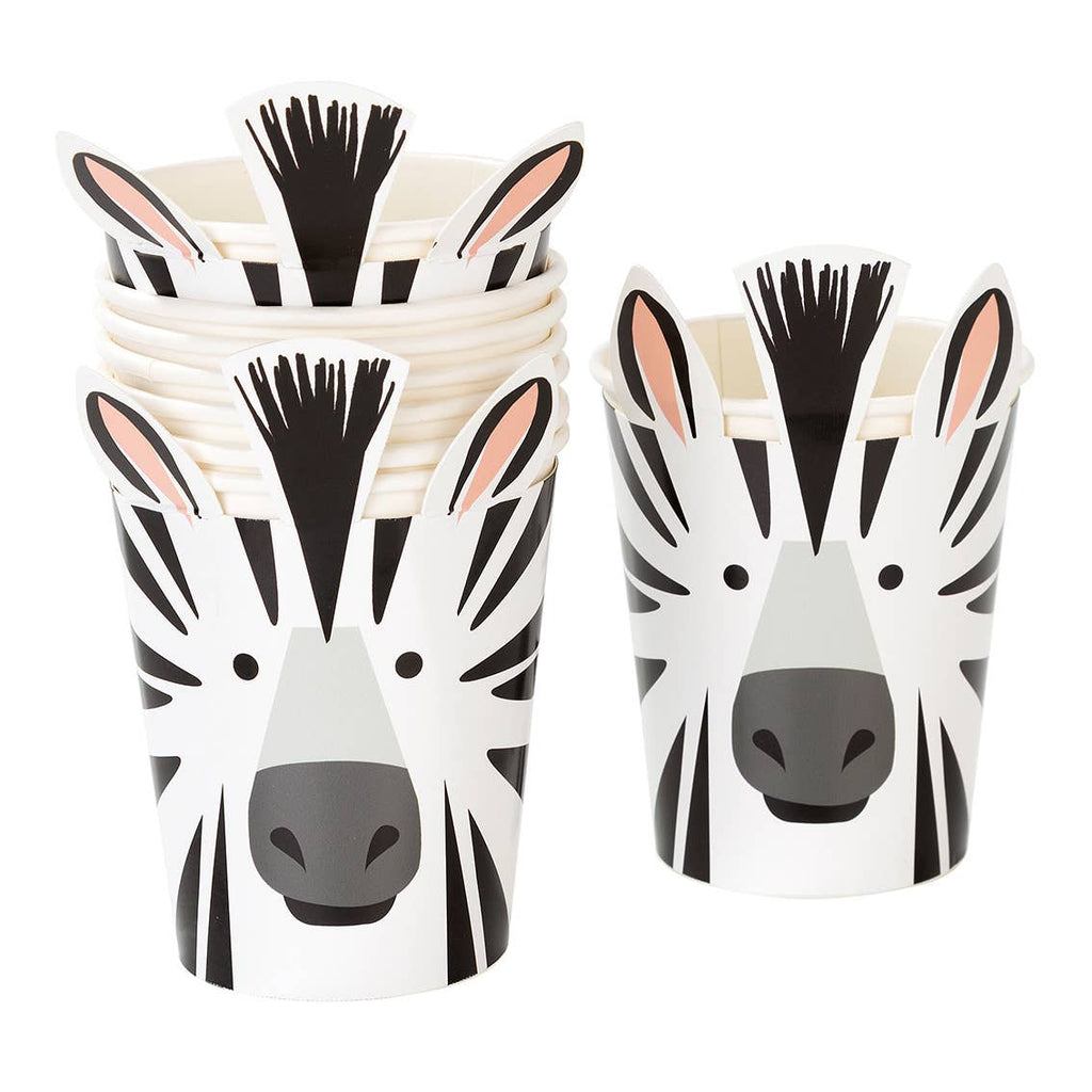 Party Animals Safari Zebra Cups