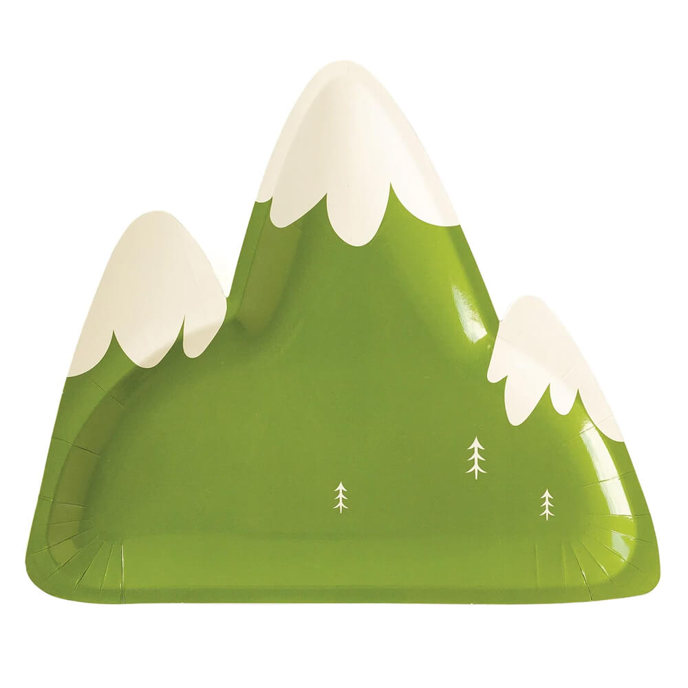 adventure-party-green-mountain-shaped-plates